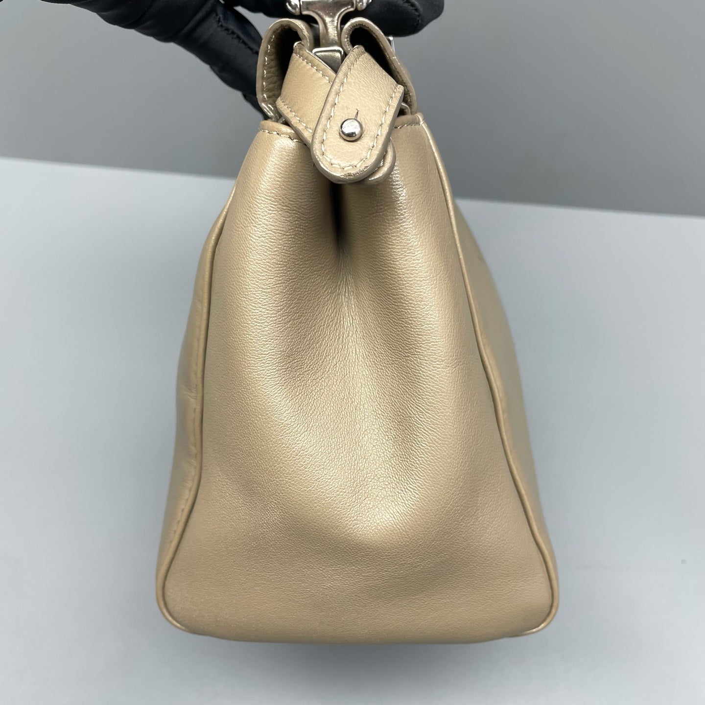 Fendi - Peekaboo - Leather - Grey - (Small)