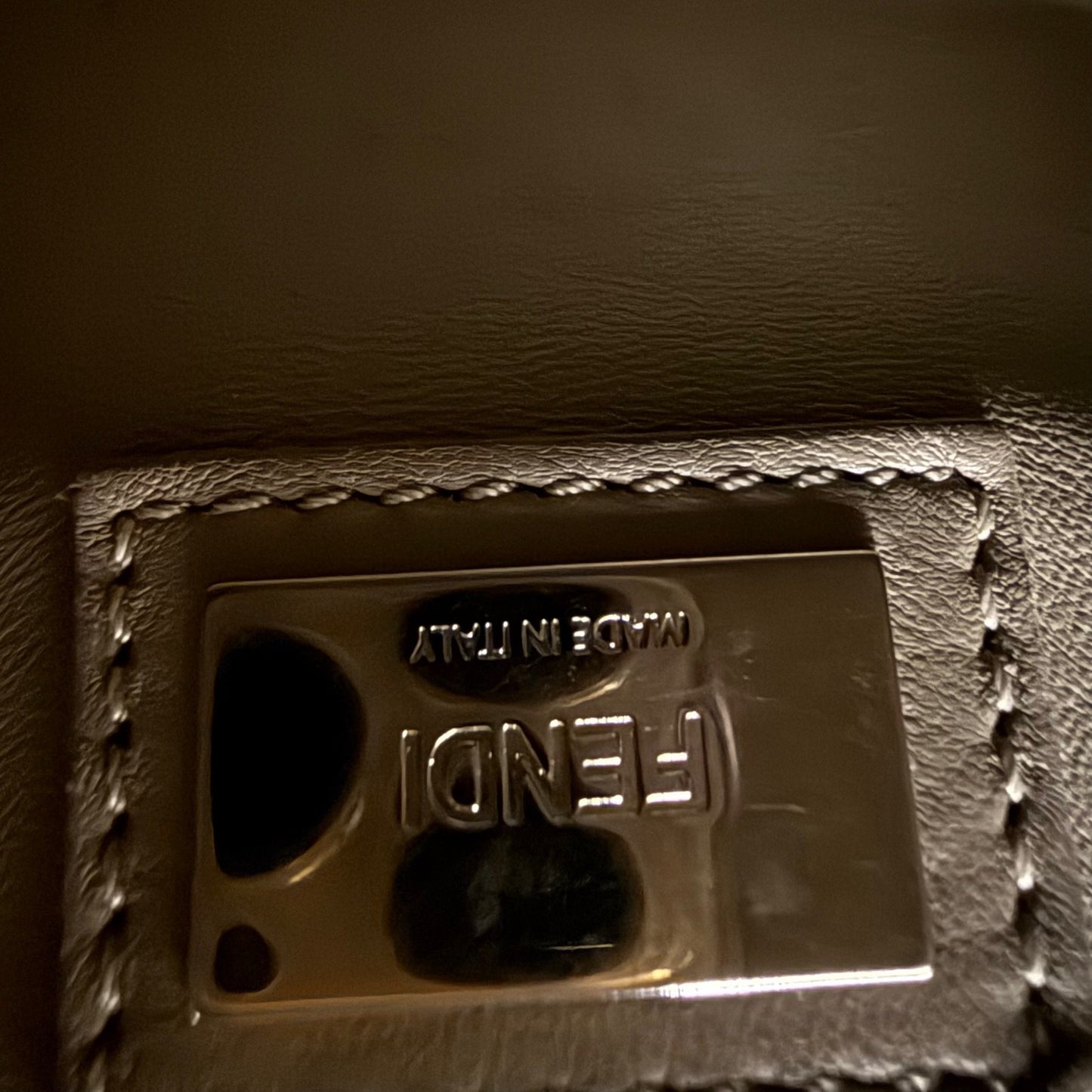 Fendi - Peekaboo - Leather - Grey - (small)