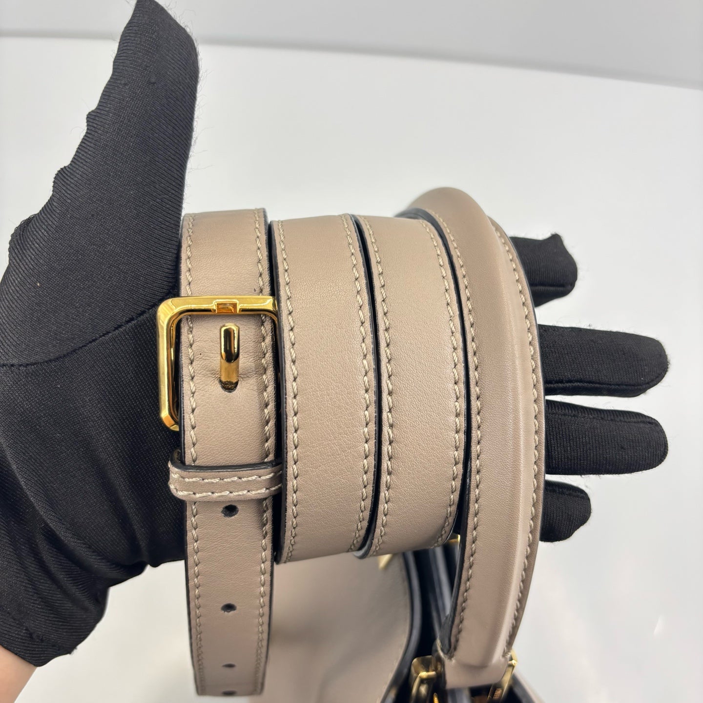 Fendi - Peekaboo - Leather - Grey - (Small)