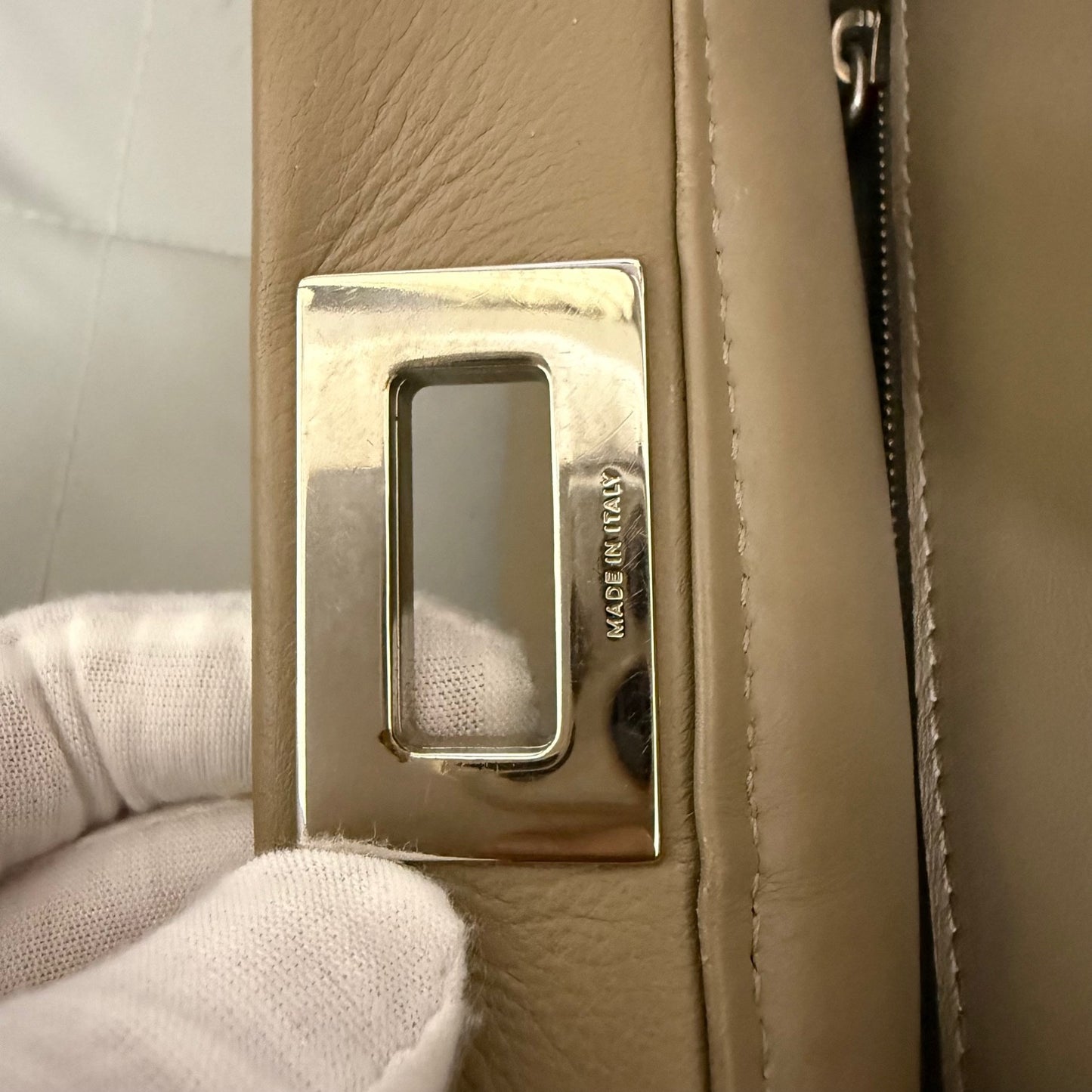Fendi - Peekaboo - Leather - Grey - (small)