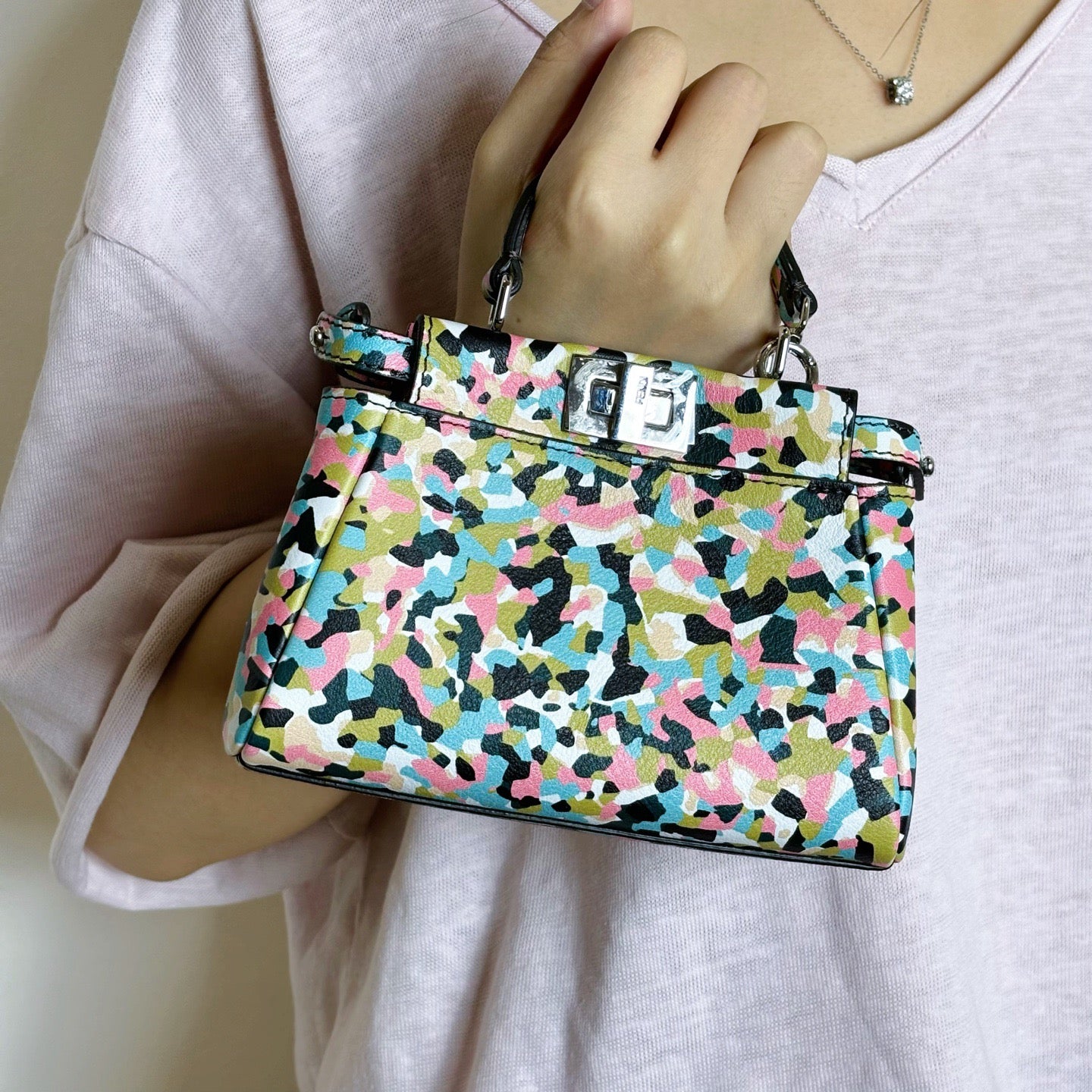 Fendi - Peekaboo - Leather - Multicolour - (mini)