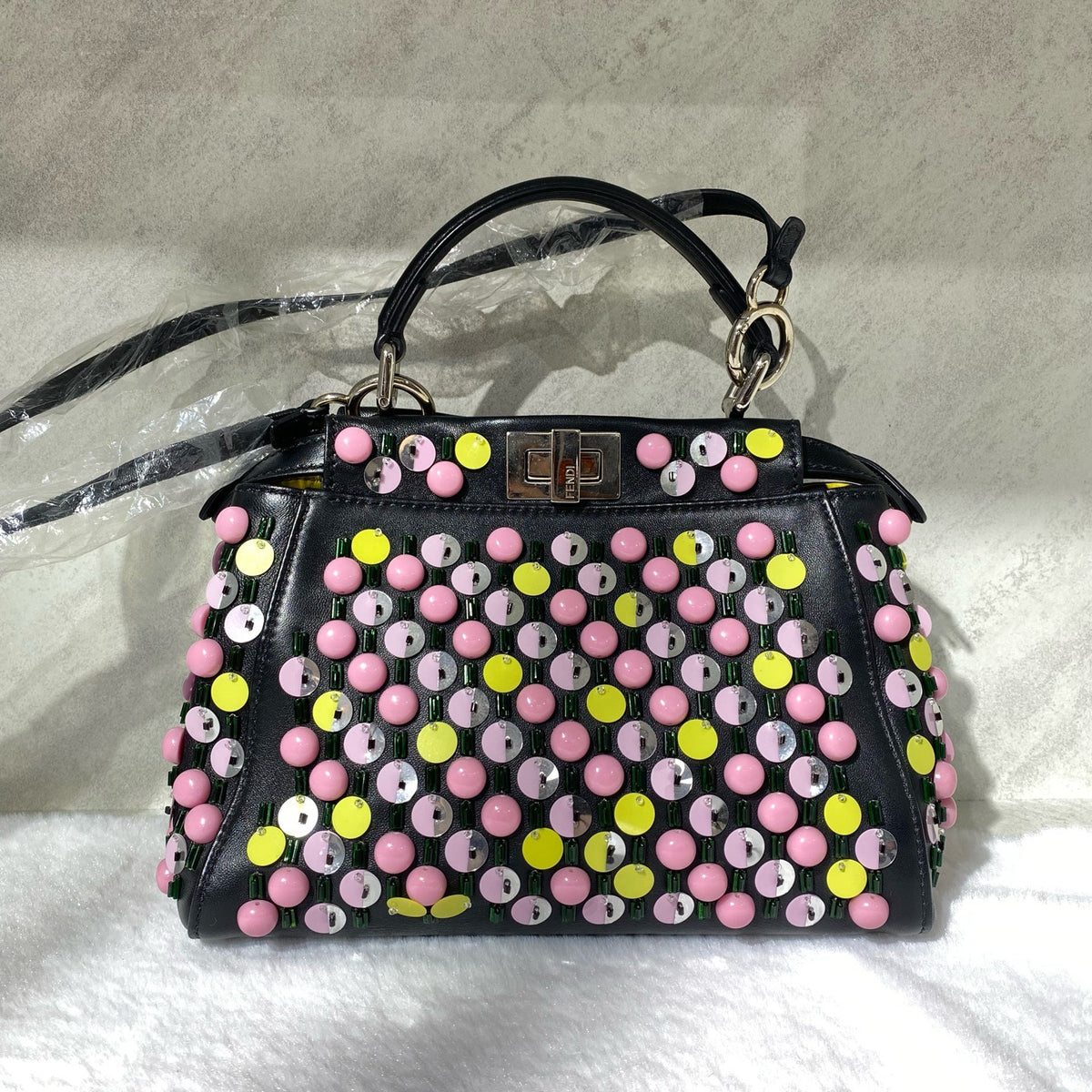 Fendi - Peekaboo - Leather - Multicolour - (Small)