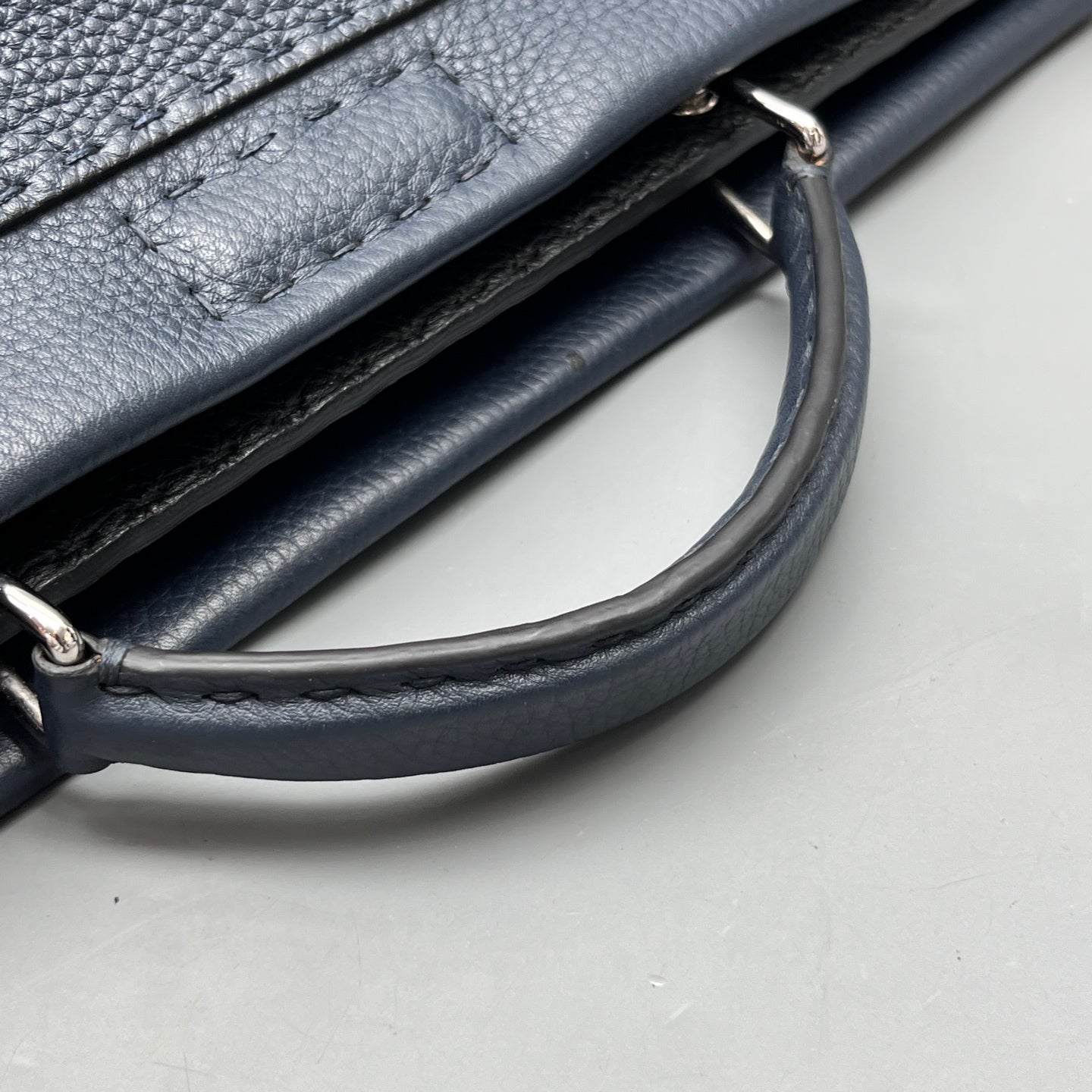 Fendi - Peekaboo - Leather - Navy - (Large)