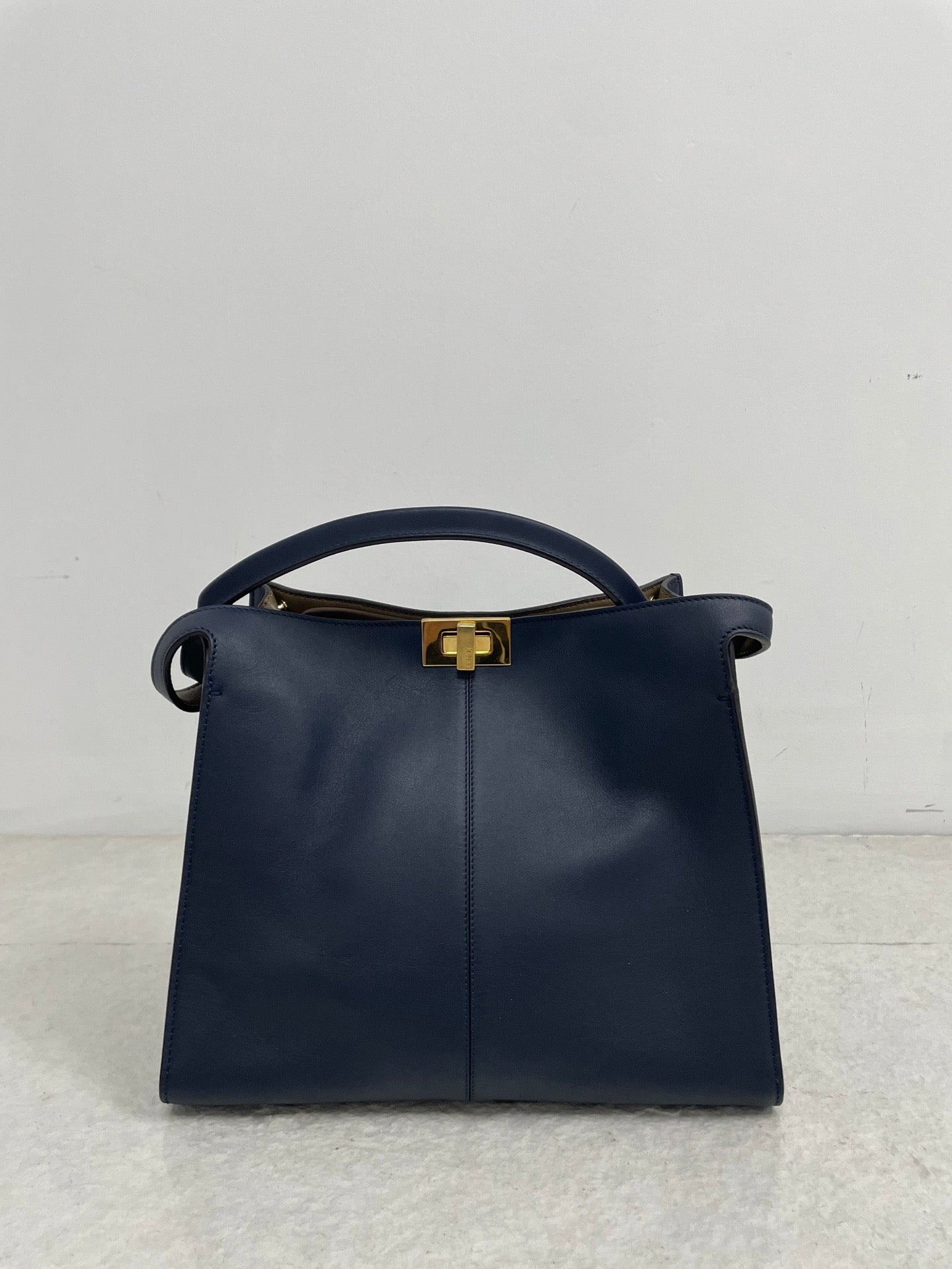 Fendi - Peekaboo - Leather - Navy - (medium)