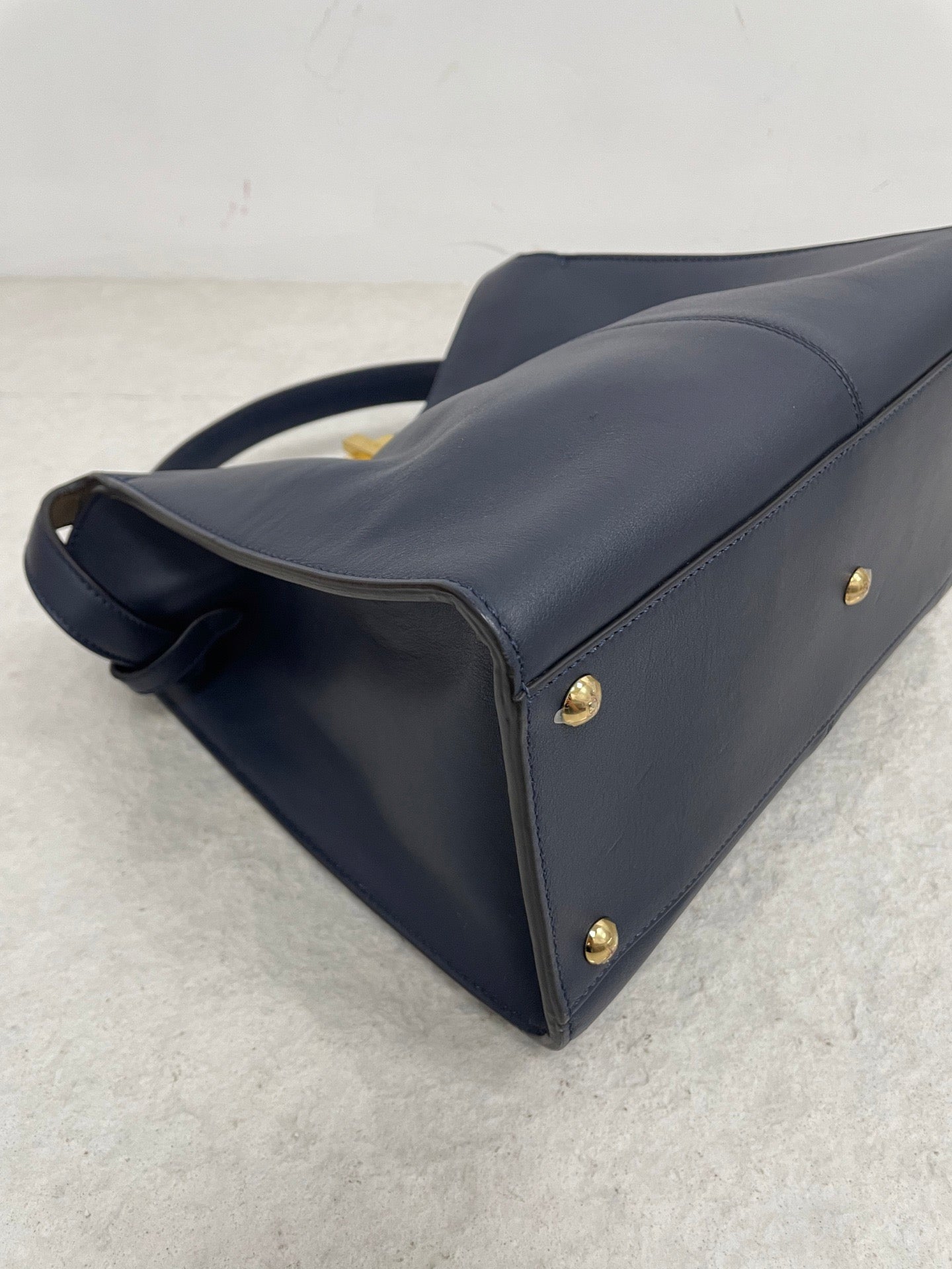 Fendi - Peekaboo - Leather - Navy - (medium)
