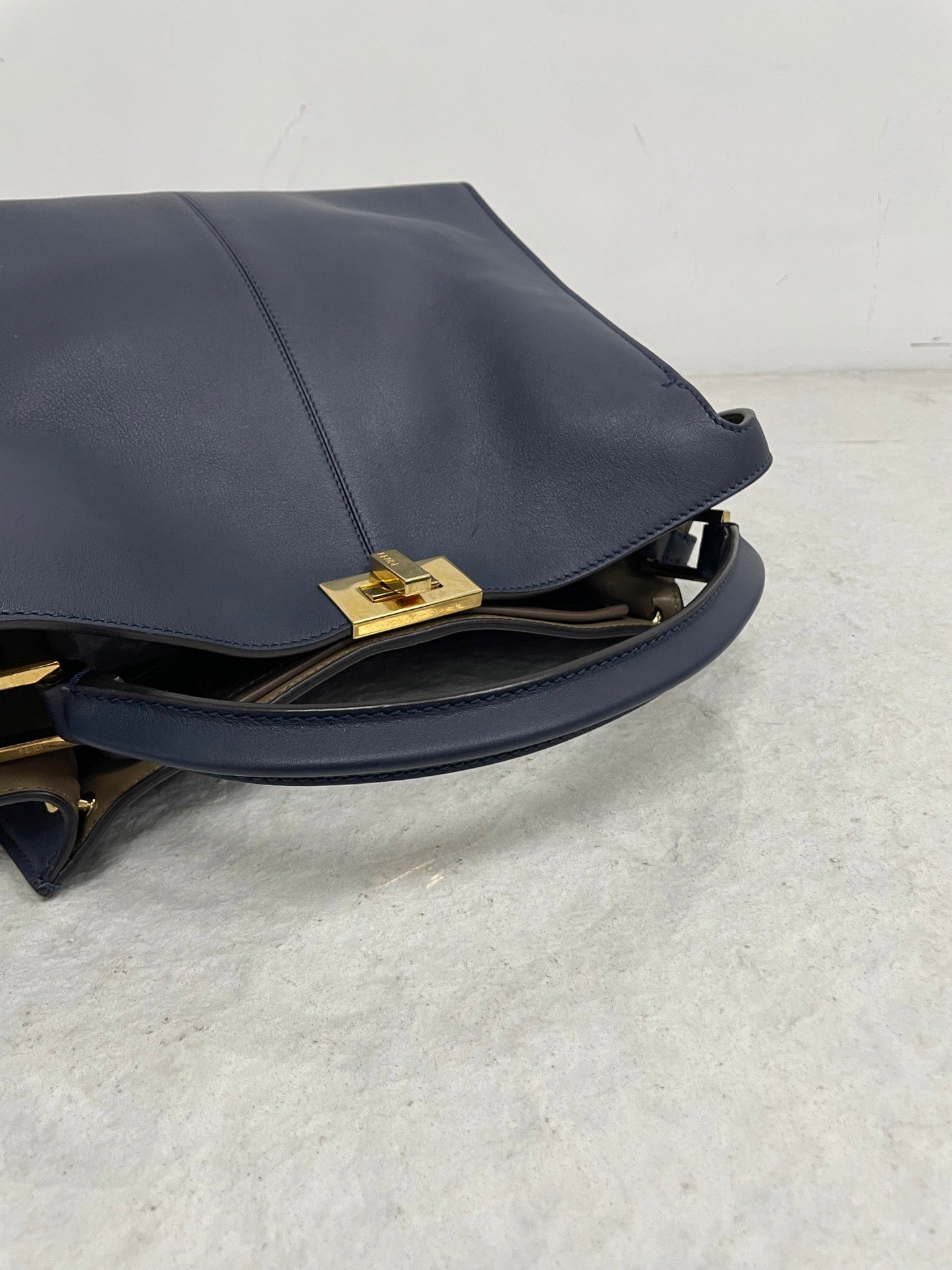 Fendi - Peekaboo - Leather - Navy - (medium)
