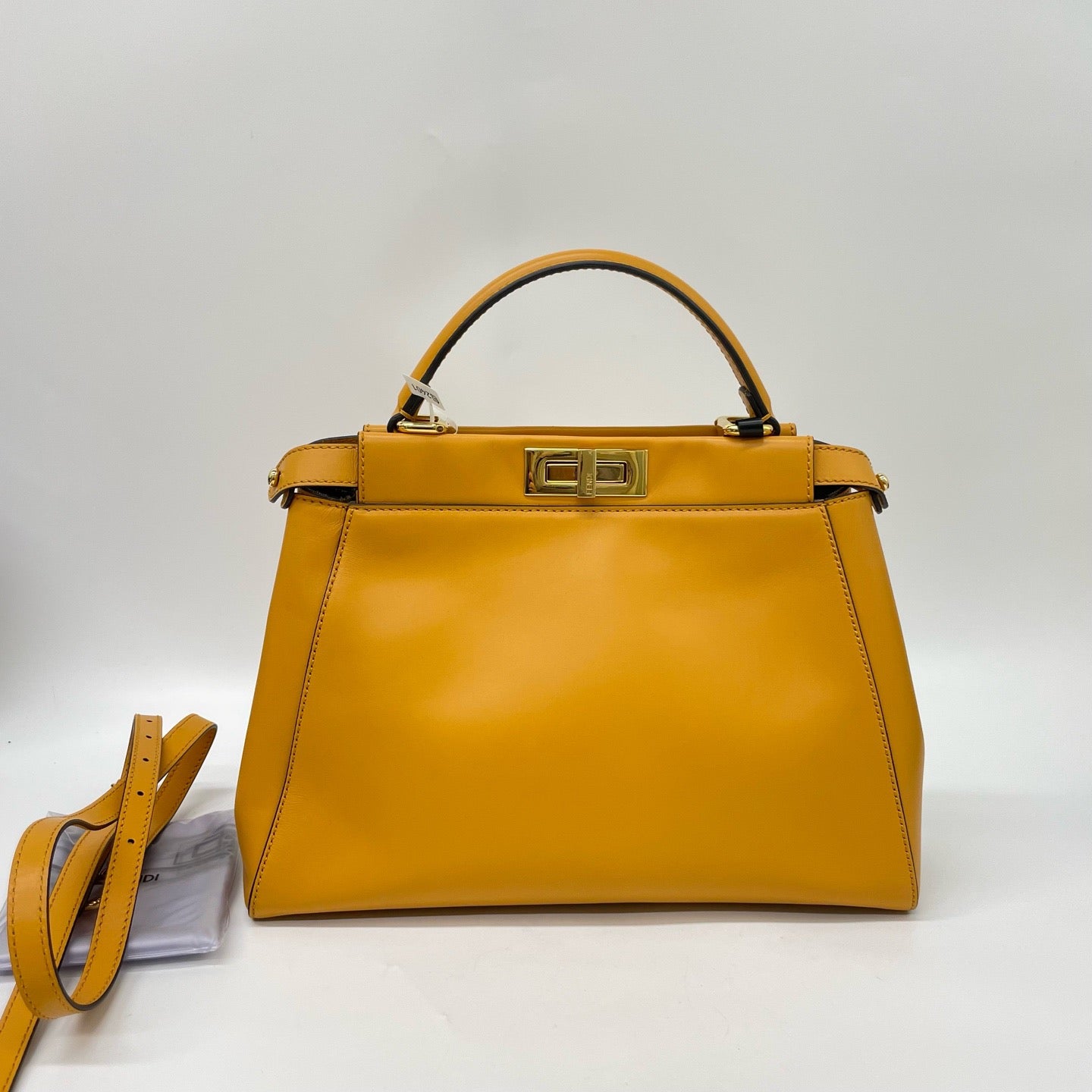 Fendi - Peekaboo - Leather - Orange - (medium)