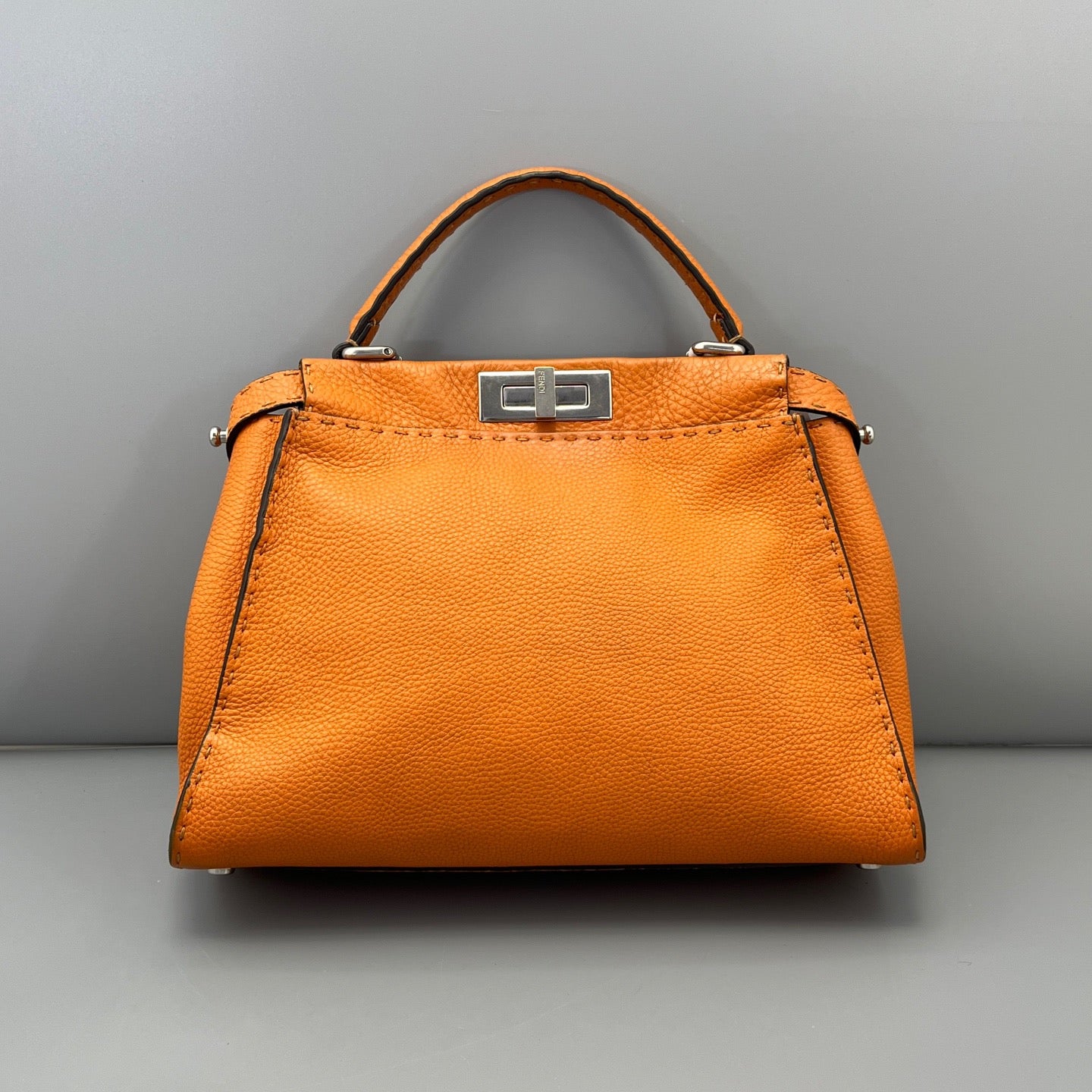 Fendi - Peekaboo - Leather - Orange - (medium)