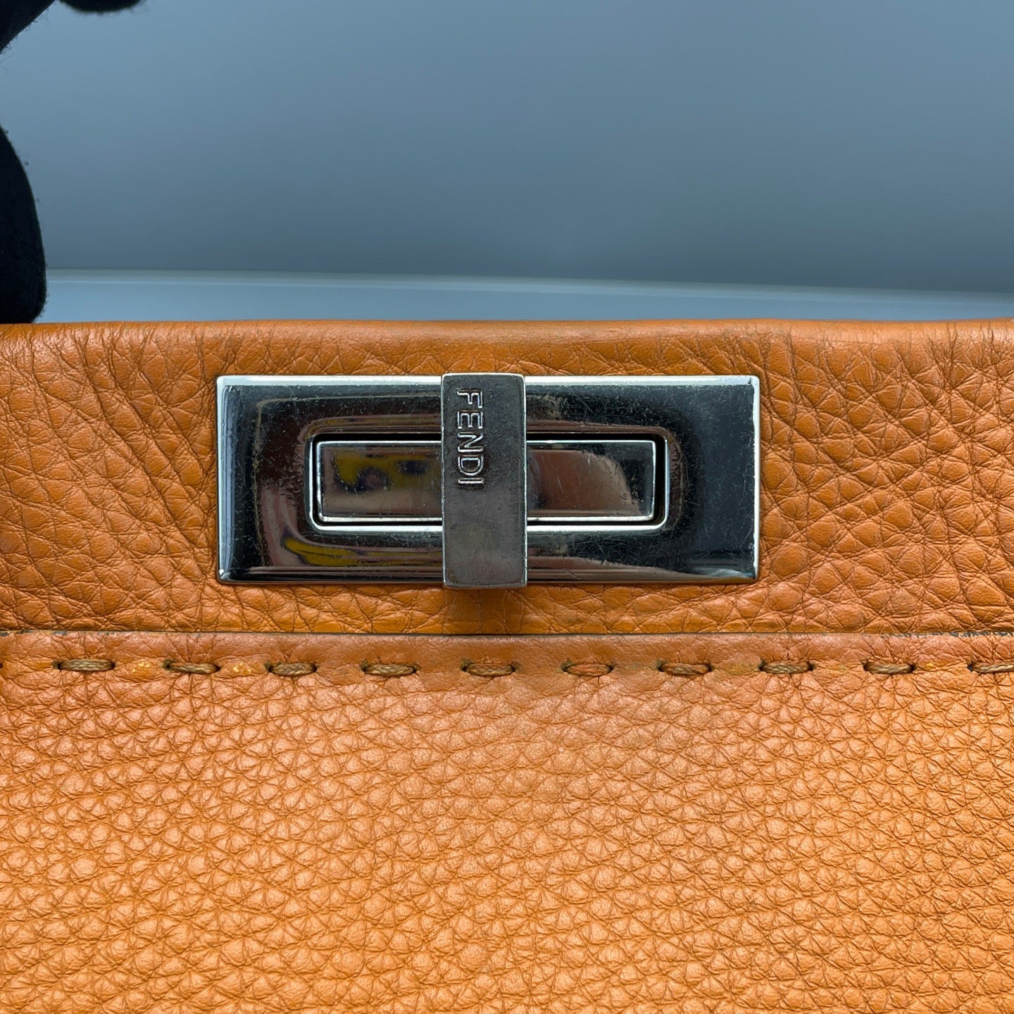 Fendi - Peekaboo - Leather - Orange - (medium)