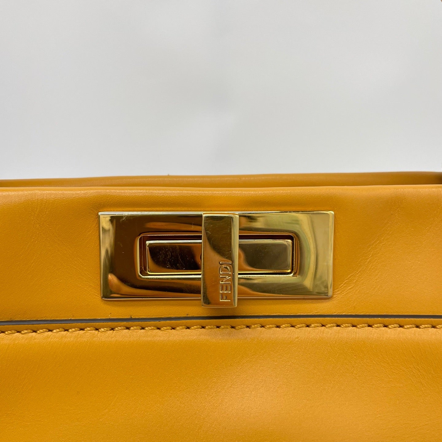 Fendi - Peekaboo - Leather - Orange - (medium)
