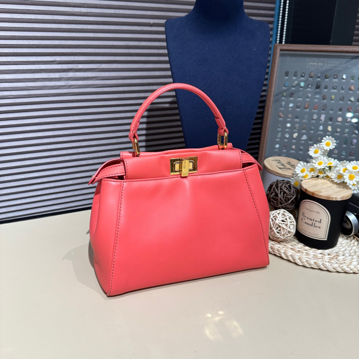 Fendi - Peekaboo - Leather - Orange - (Small)