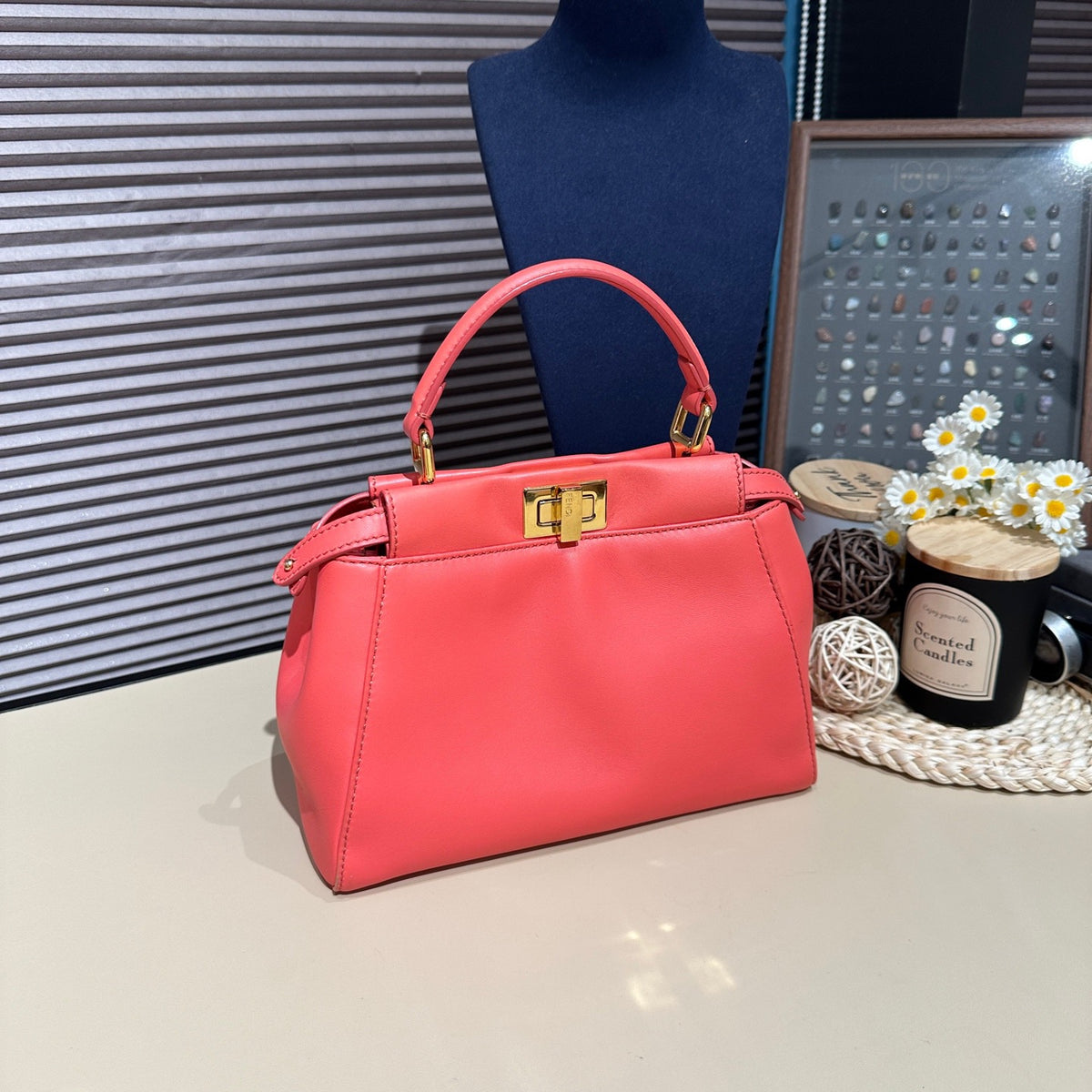 Fendi - Peekaboo - Leather - Orange - (Small)