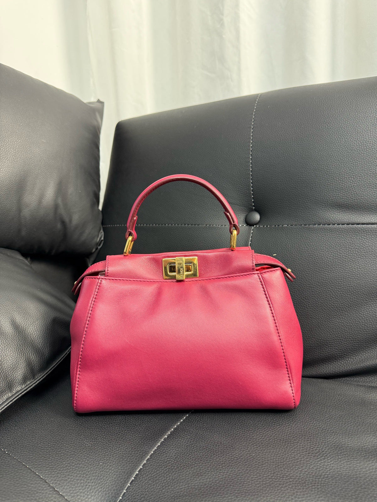Fendi - Peekaboo - Leather - Pink