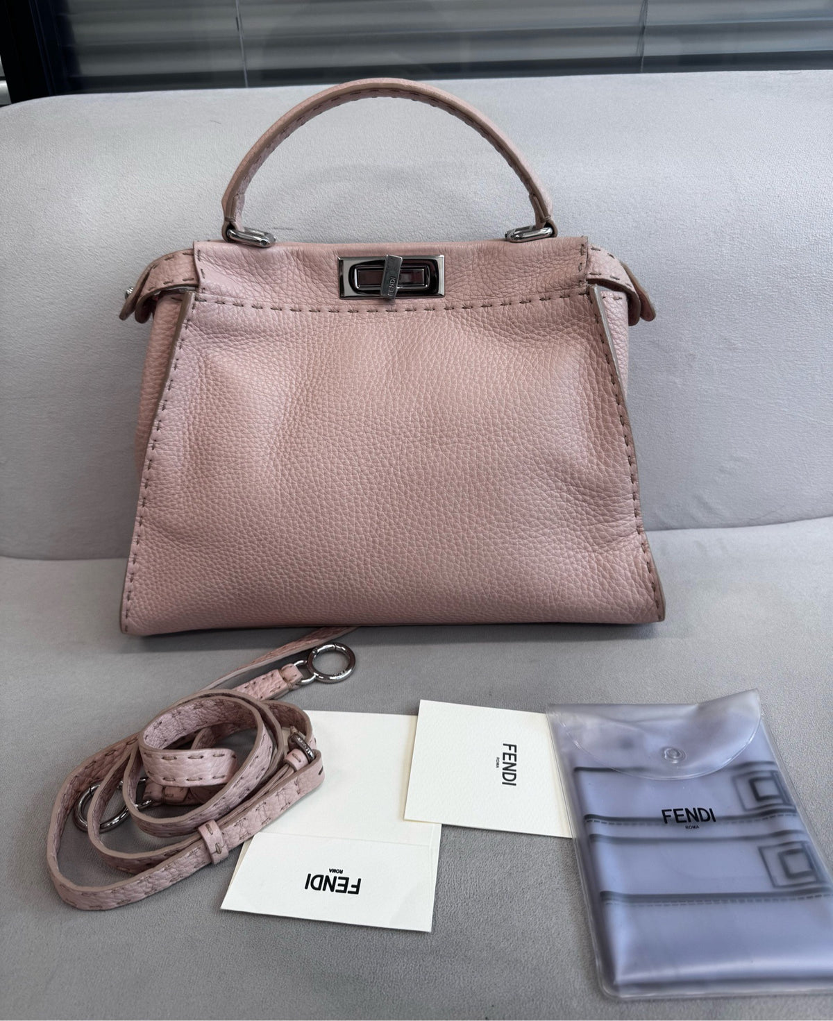 Fendi - Peekaboo - Leather - Pink - (medium)