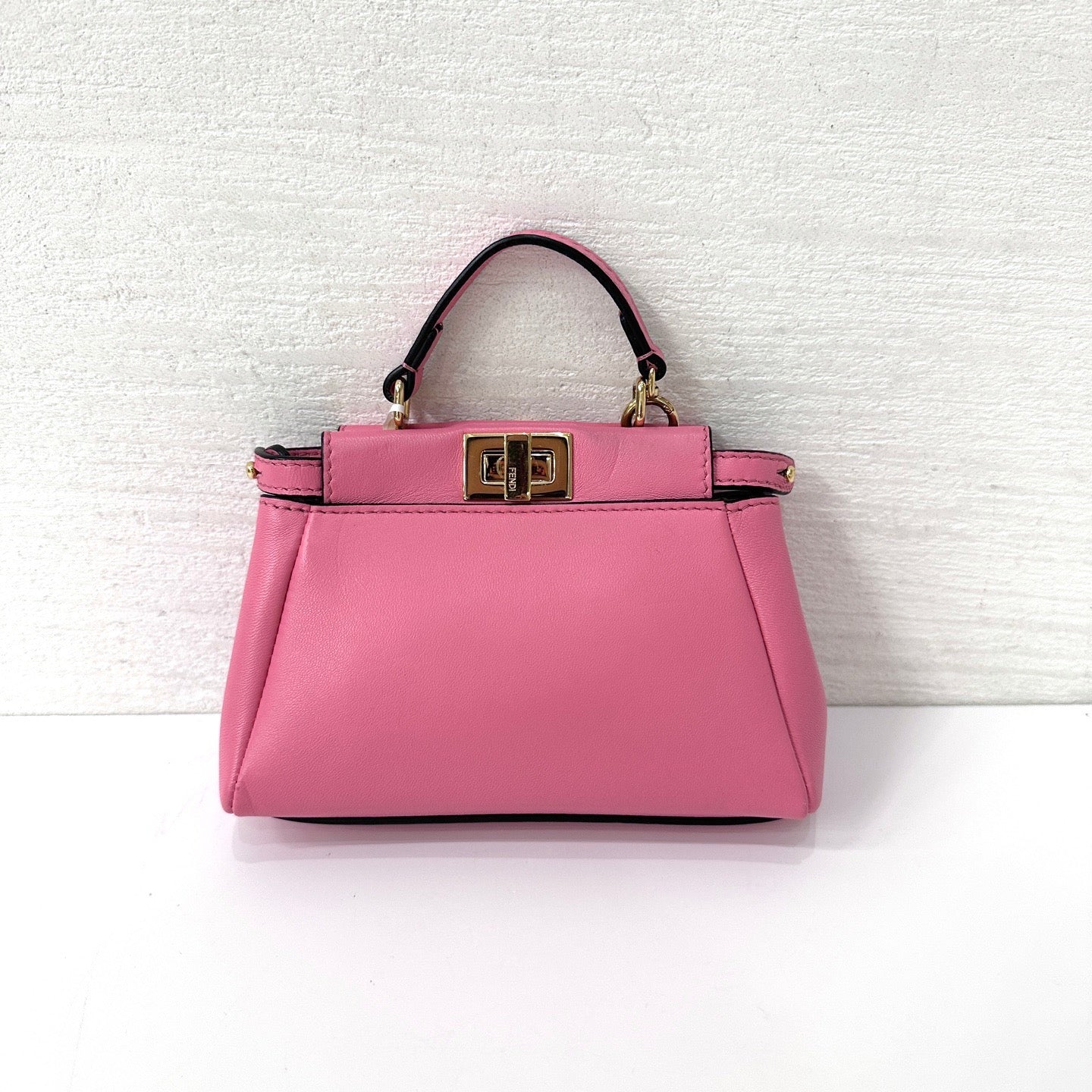 Fendi - Peekaboo - Leather - Pink - (mini)