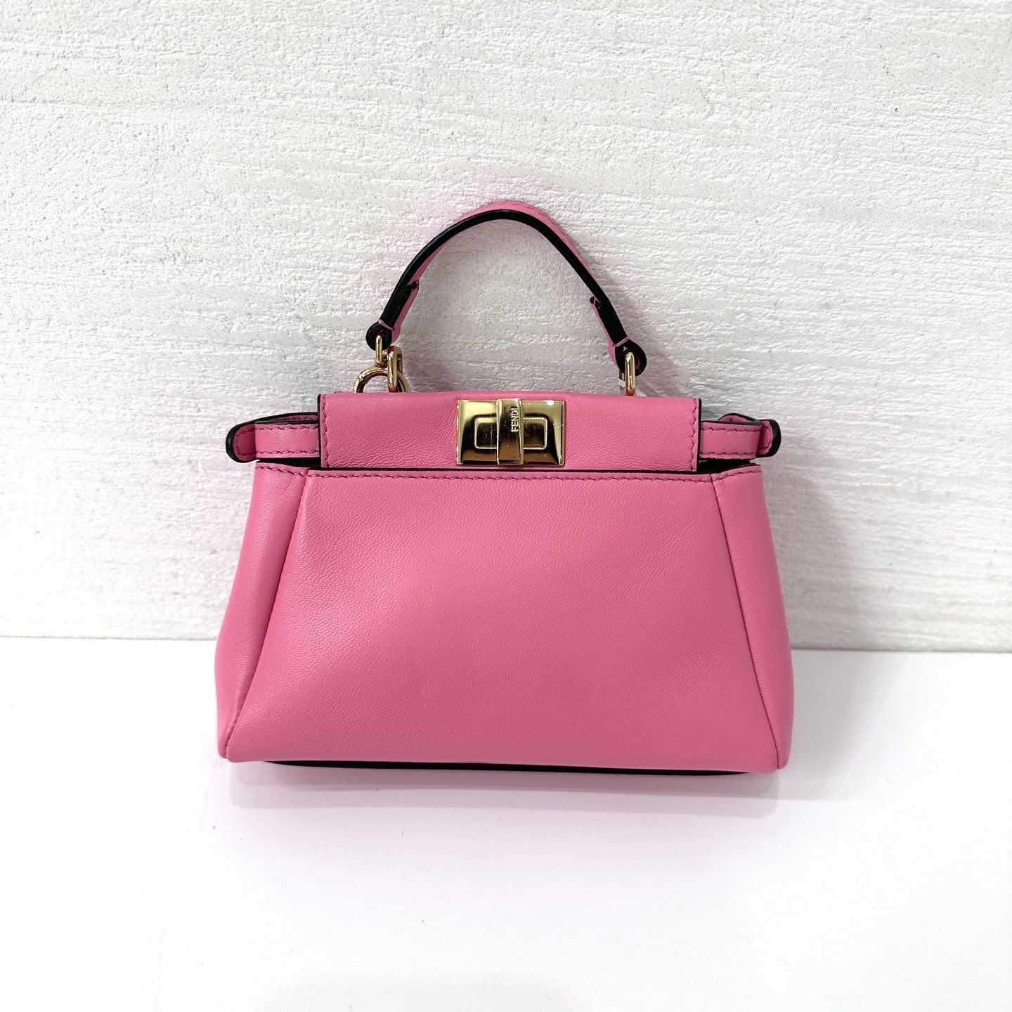 Fendi - Peekaboo - Leather - Pink - (mini)