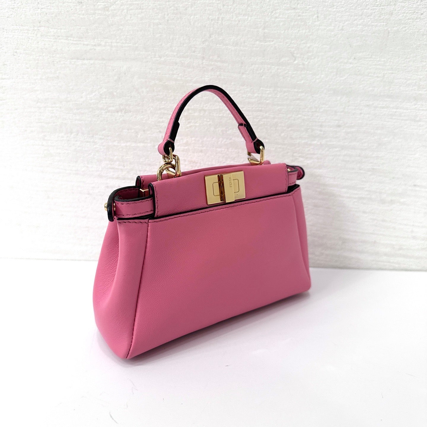 Fendi - Peekaboo - Leather - Pink - (mini)