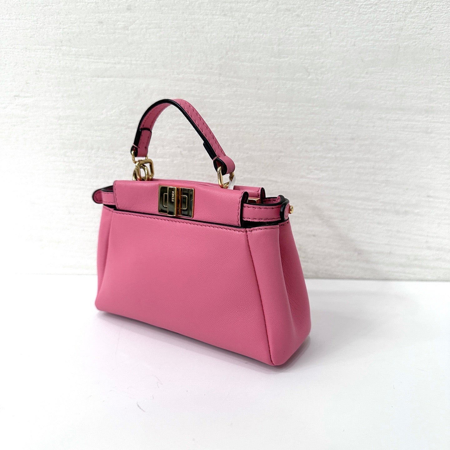 Fendi - Peekaboo - Leather - Pink - (mini)