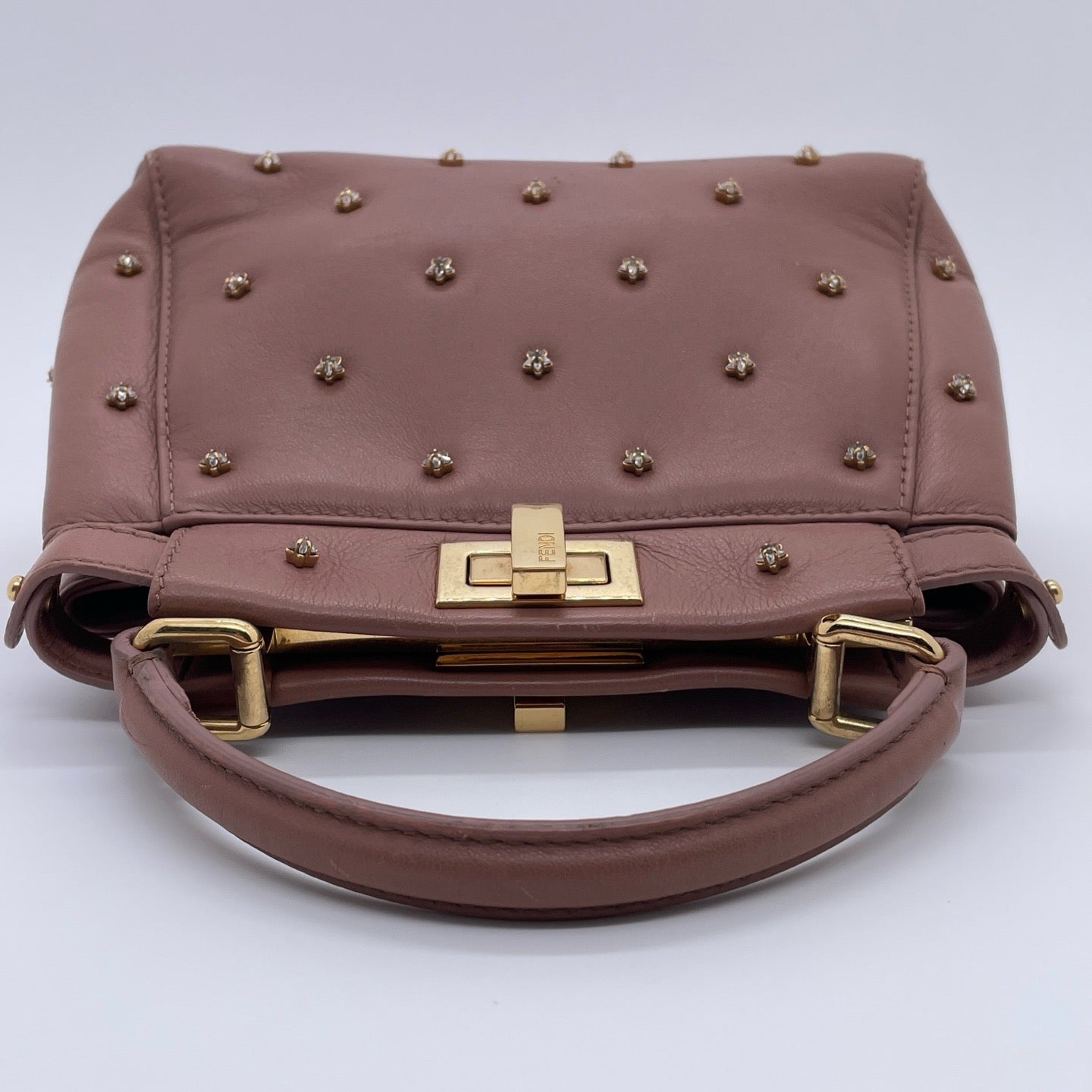 Fendi - Peekaboo - Leather - Pink - (mini)
