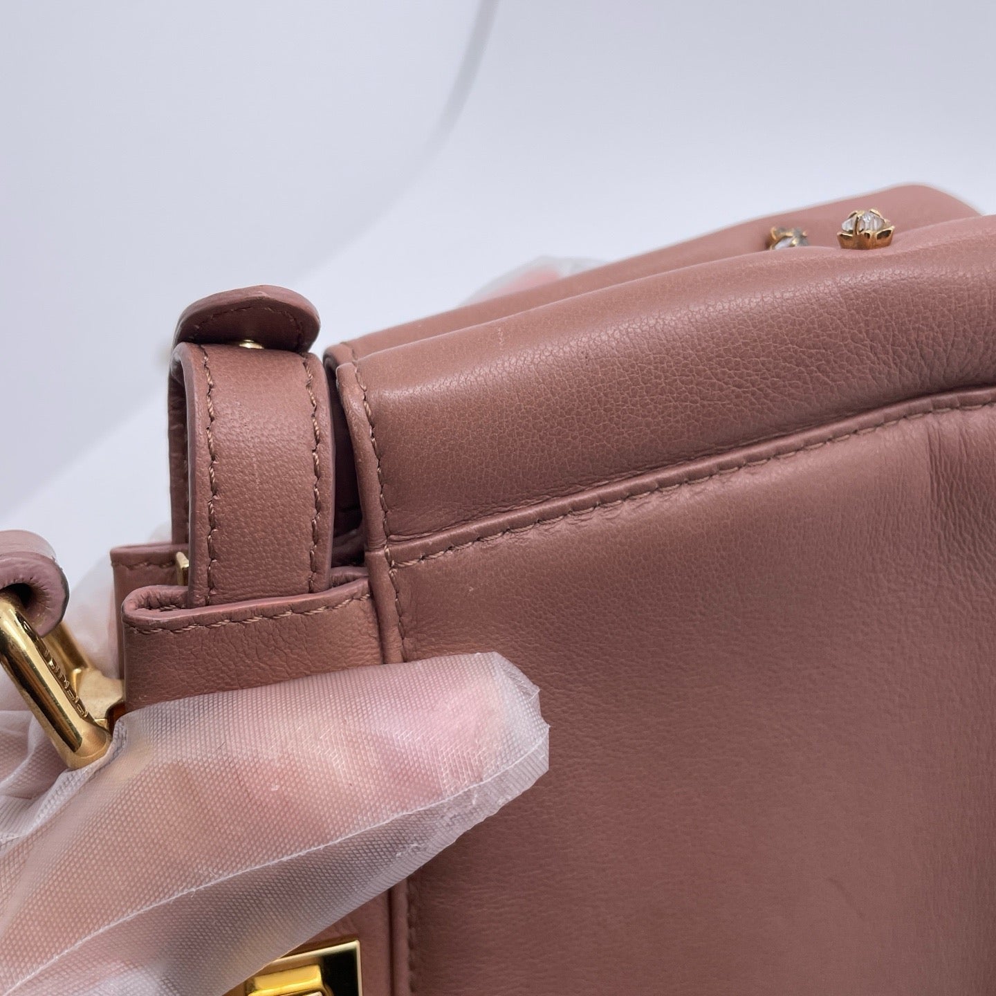 Fendi - Peekaboo - Leather - Pink - (mini)