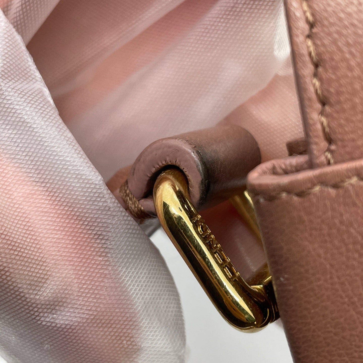 Fendi - Peekaboo - Leather - Pink - (mini)