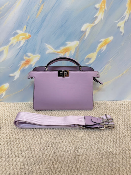 Fendi - Peekaboo - Leather - Purple - (mini)