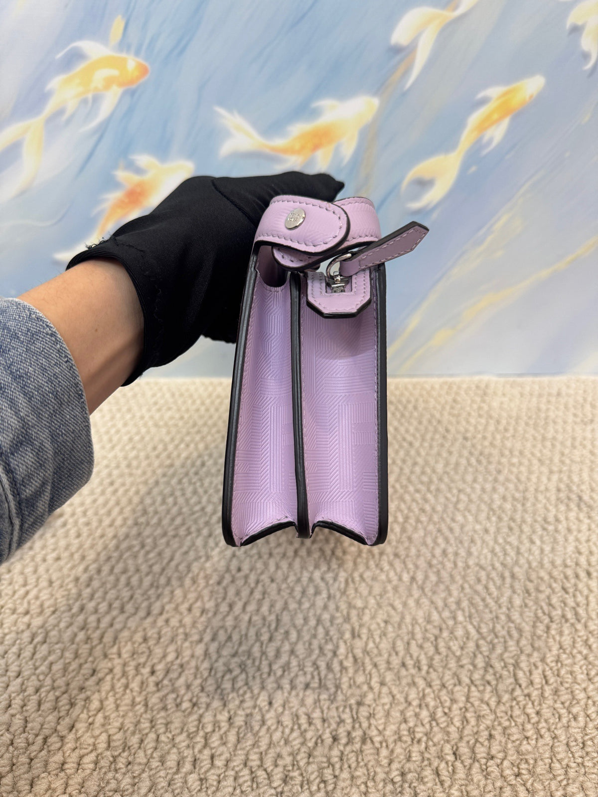 Fendi - Peekaboo - Leather - Purple - (mini)