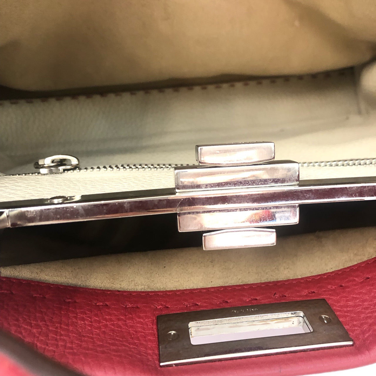 Fendi - Peekaboo - Leather - Red - (medium)
