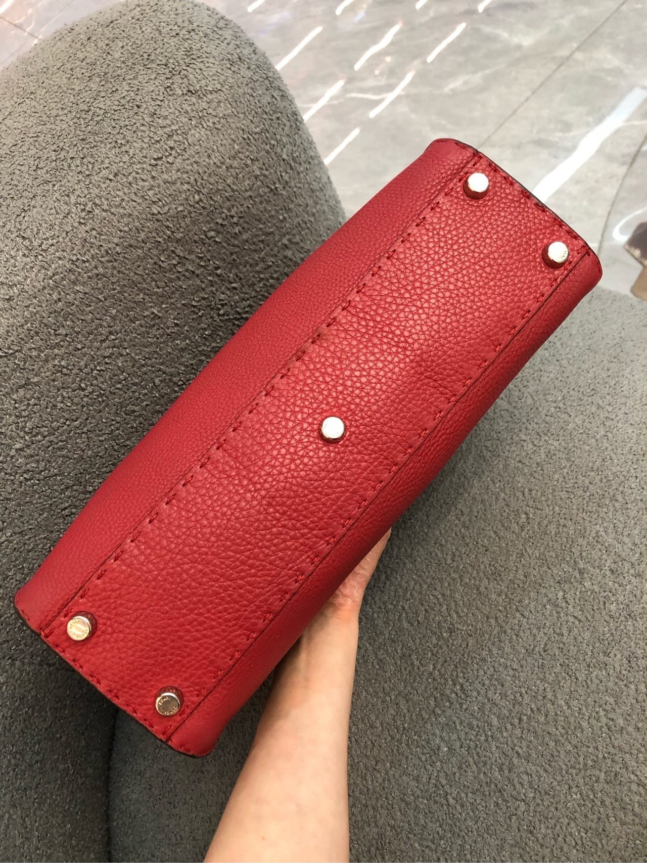 Fendi - Peekaboo - Leather - Red - (medium)
