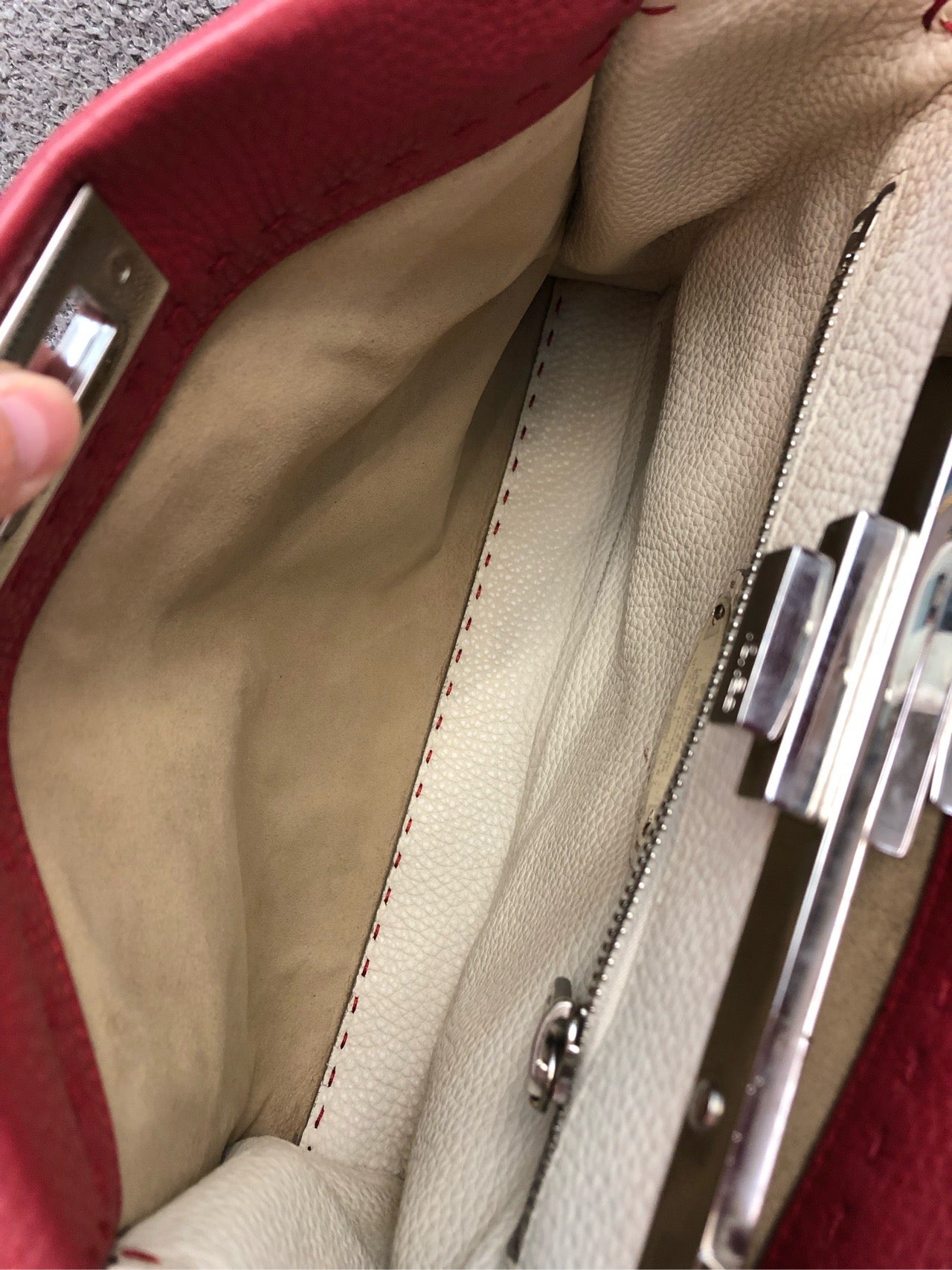 Fendi - Peekaboo - Leather - Red - (medium)