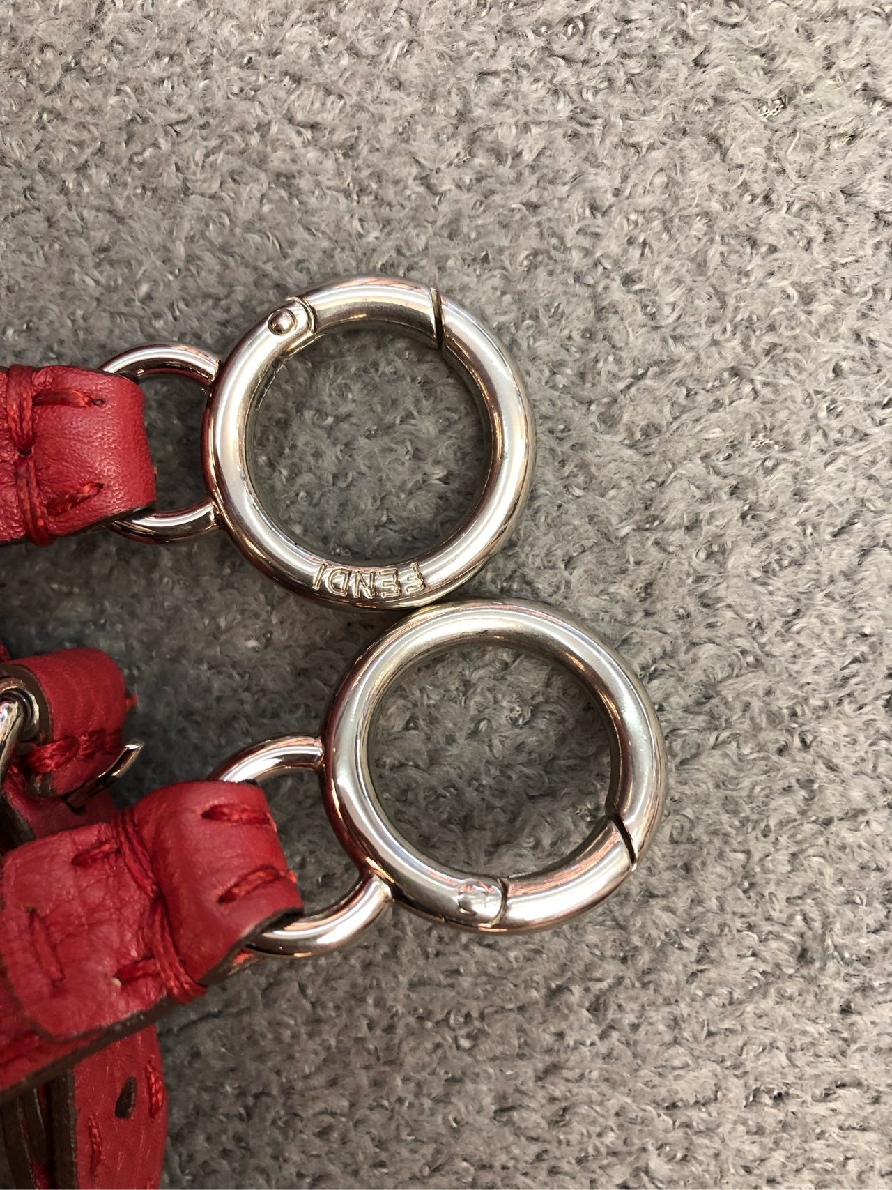 Fendi - Peekaboo - Leather - Red - (medium)