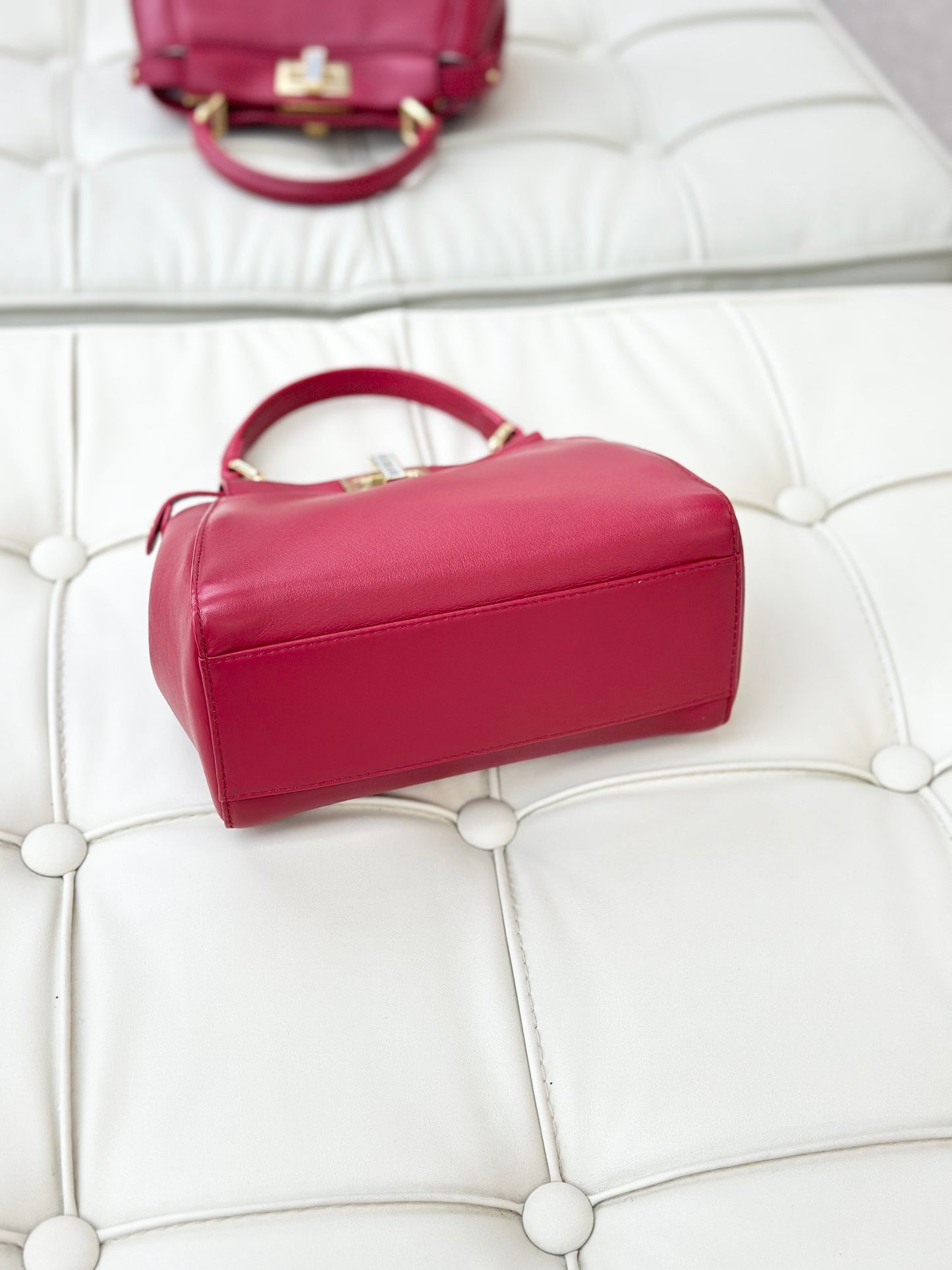 Fendi - Peekaboo - Leather - Red - (mini)