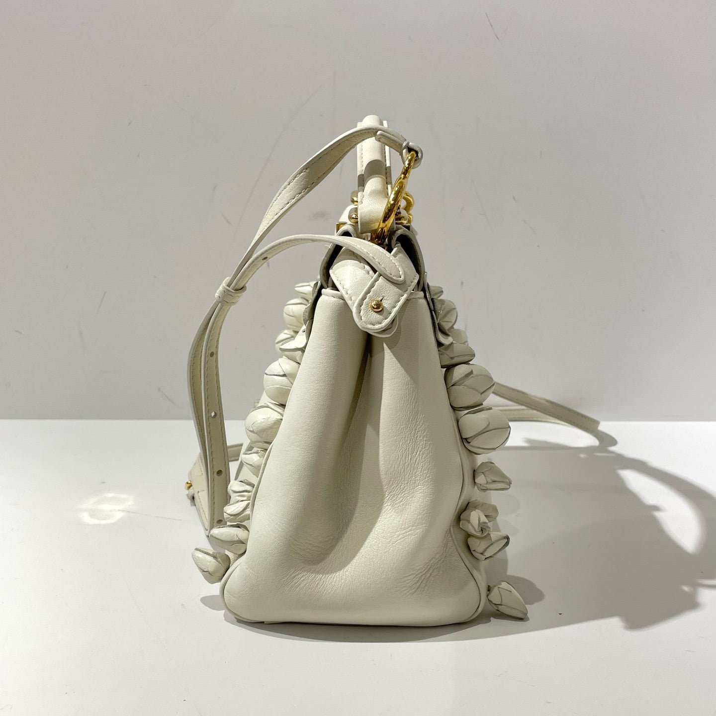 Fendi - Peekaboo - Leather - White - (mini)