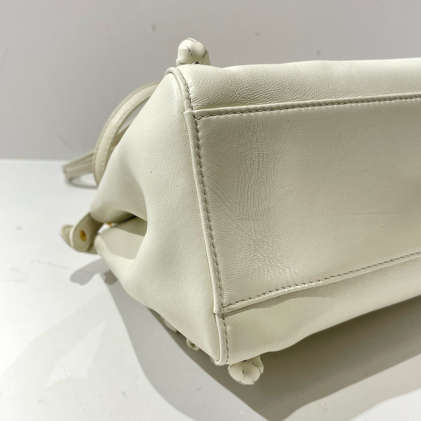 Fendi - Peekaboo - Leather - White - (mini)