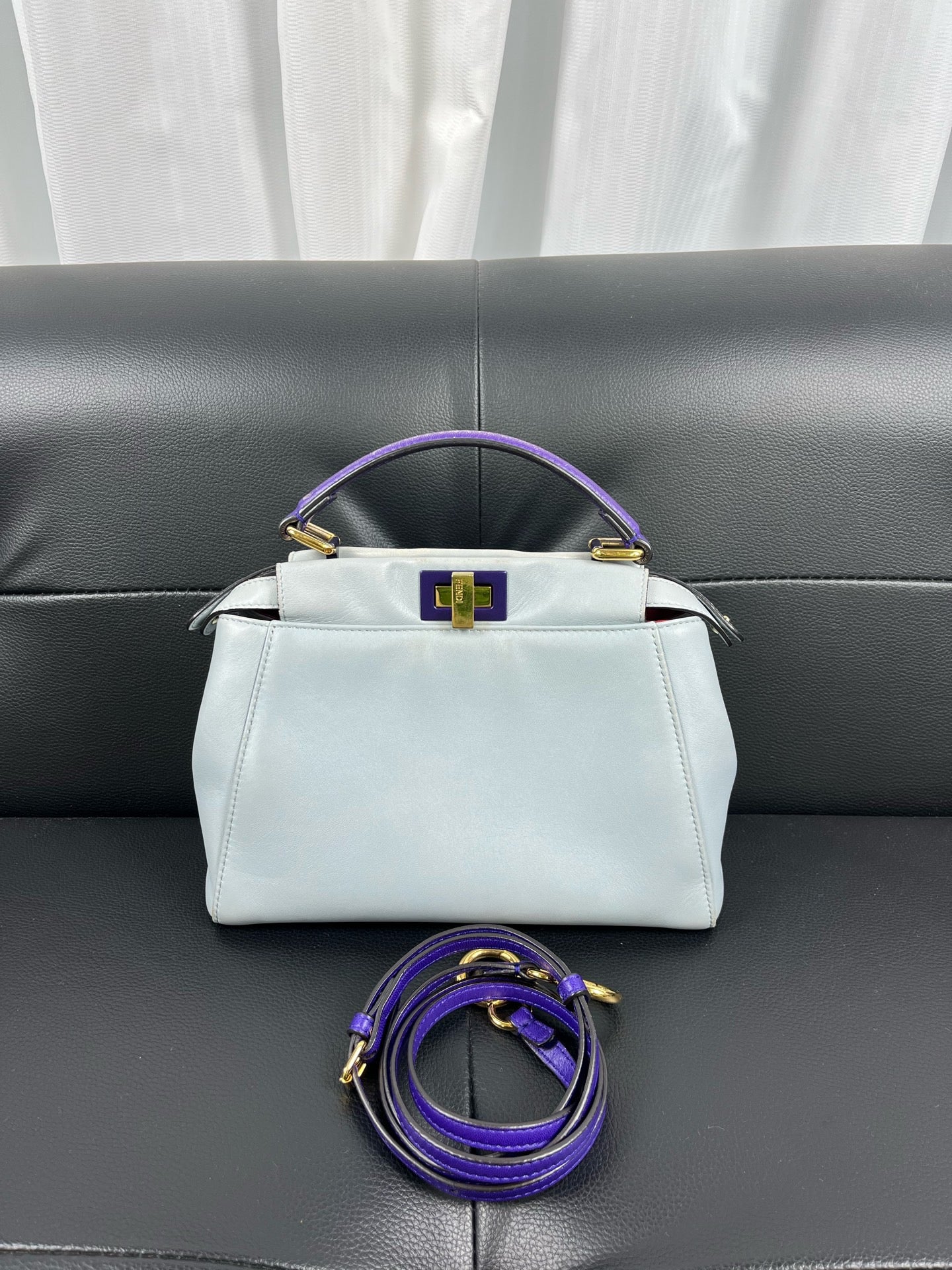 Fendi - Peekaboo - Leather - White - (small)