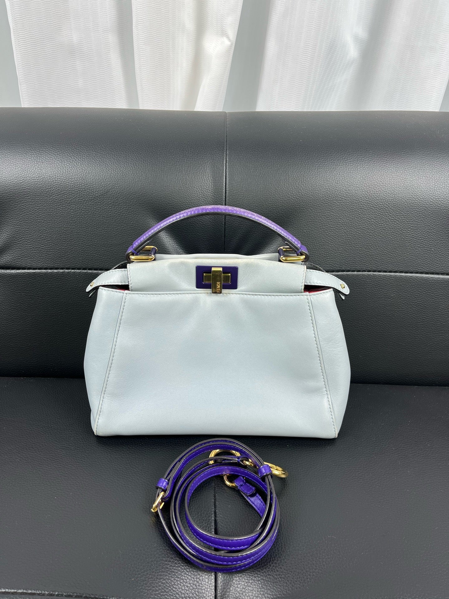 Fendi - Peekaboo - Leather - White - (small)