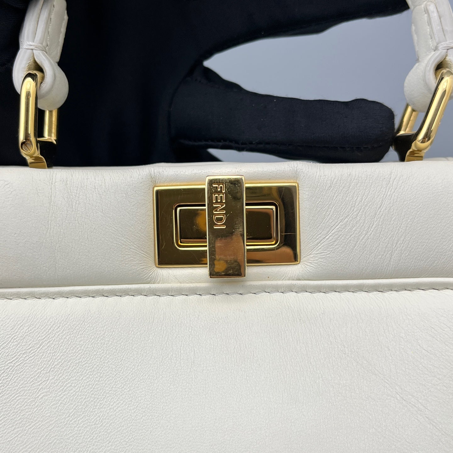 Fendi - Peekaboo - Leather - White - (small)