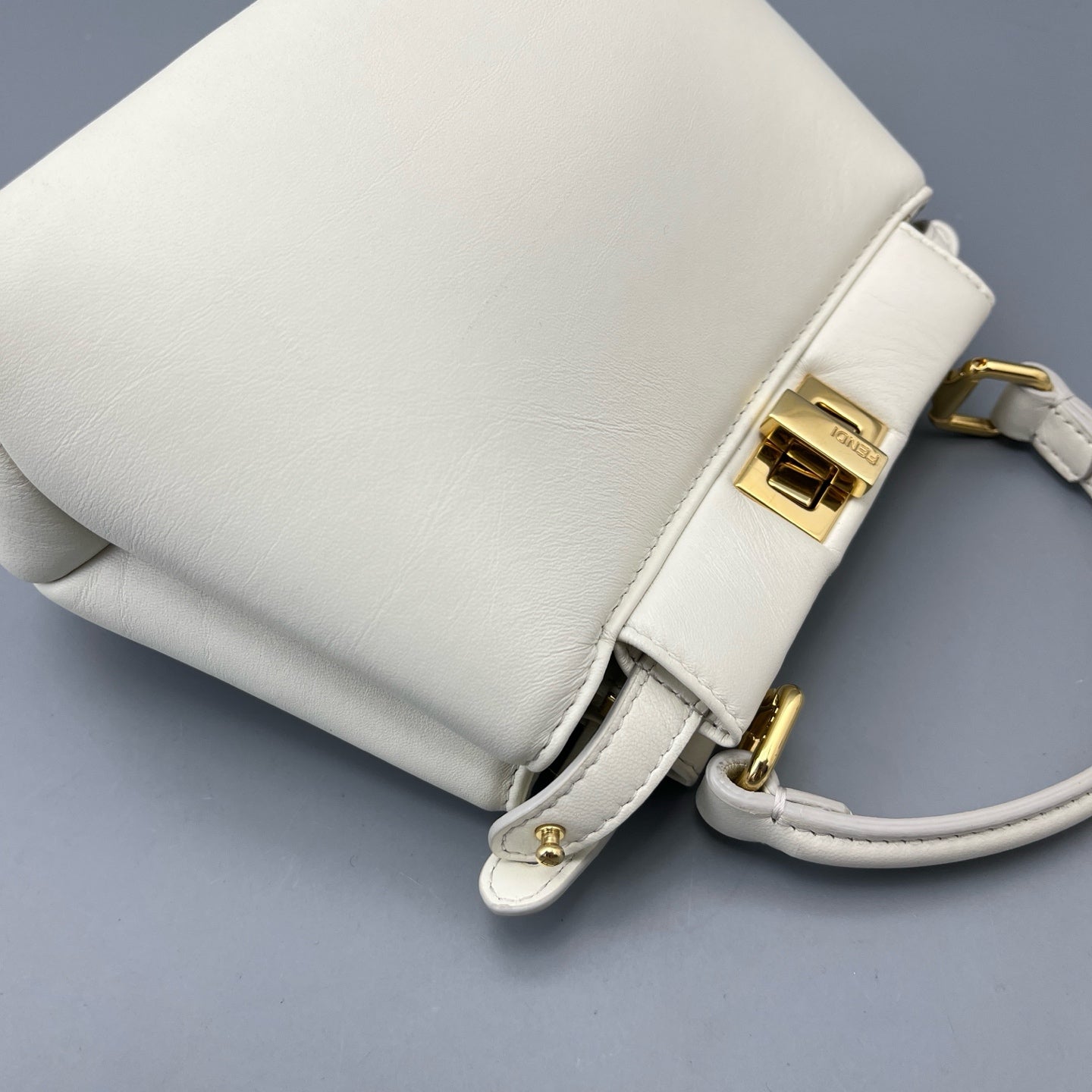 Fendi - Peekaboo - Leather - White - (small)