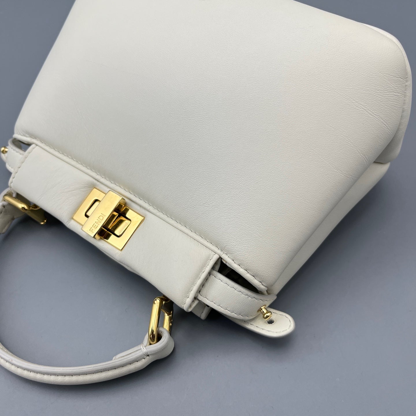 Fendi - Peekaboo - Leather - White - (small)