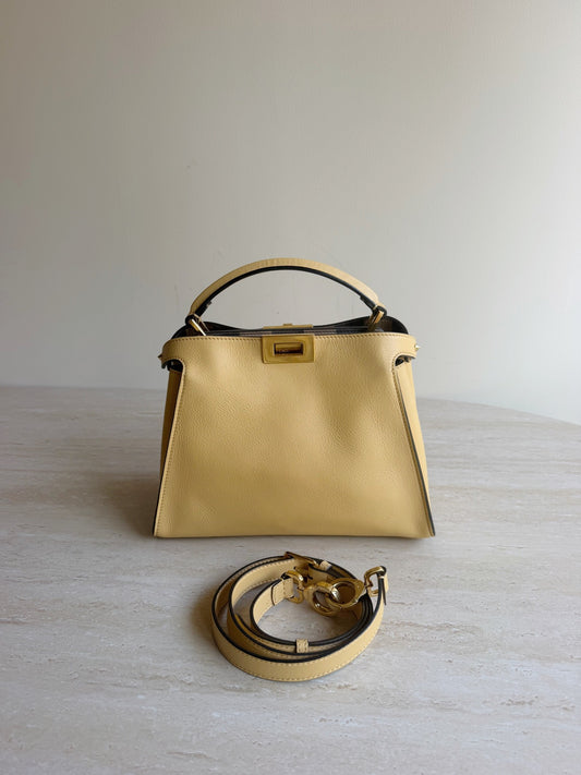 Fendi - Peekaboo - Leather - Yellow
