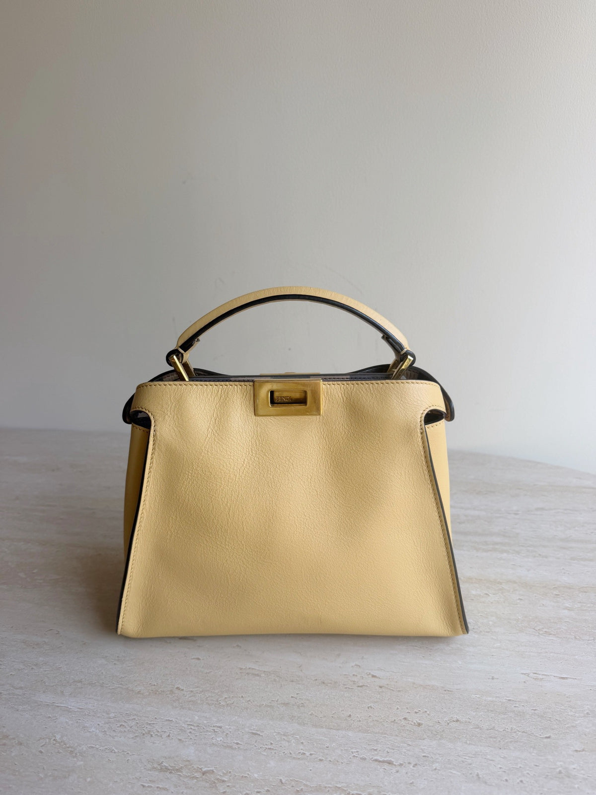 Fendi - Peekaboo - Leather - Yellow