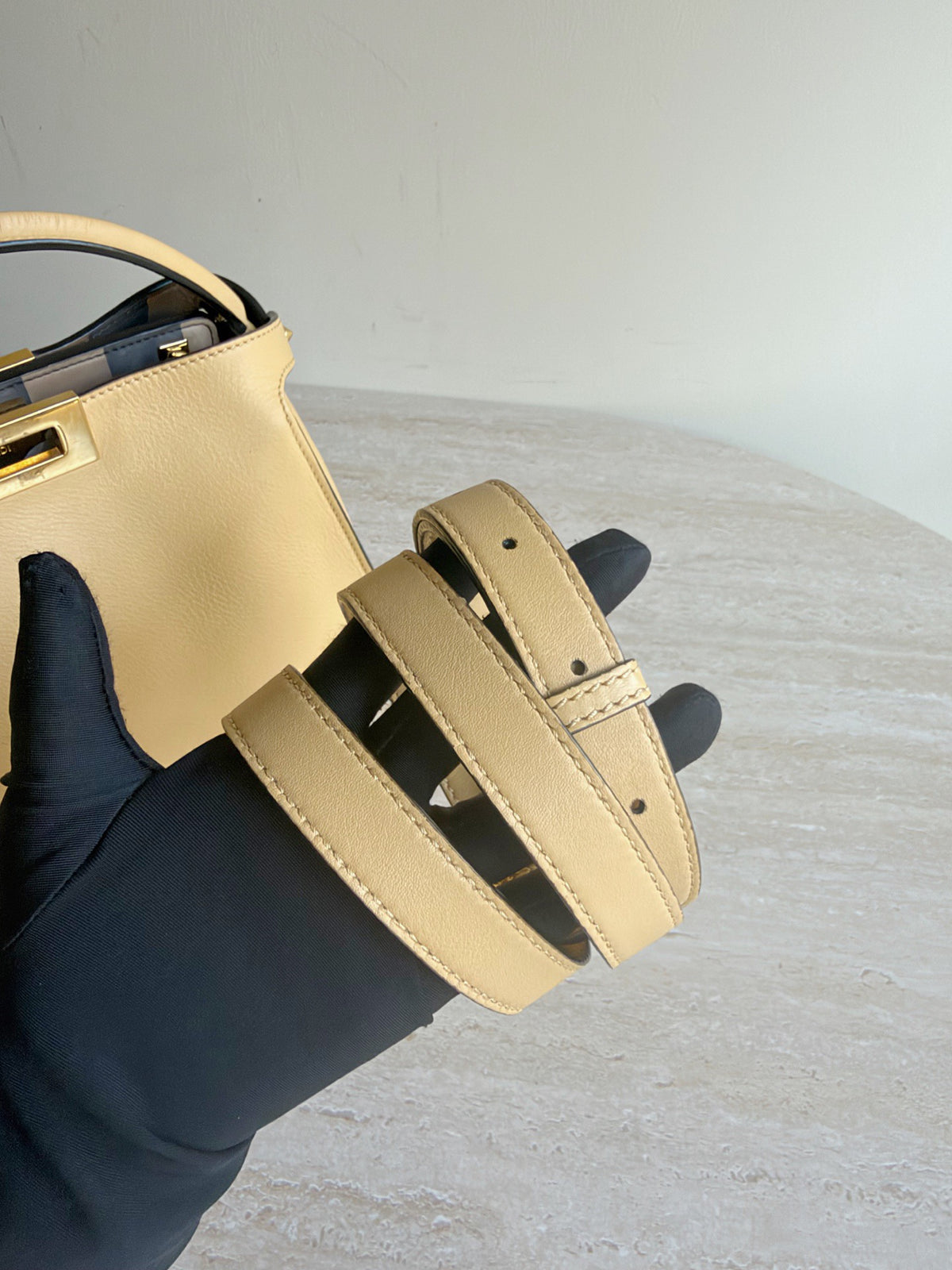 Fendi - Peekaboo - Leather - Yellow