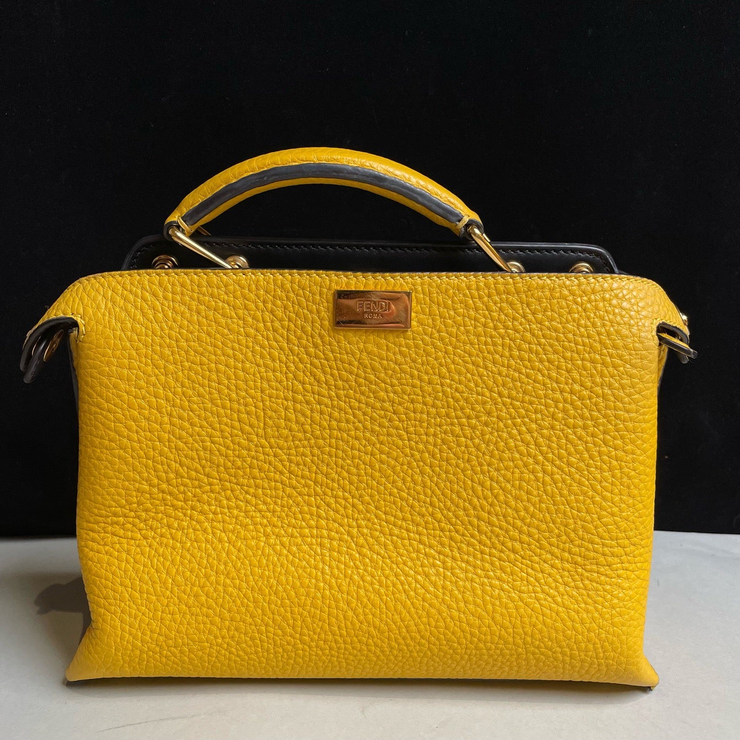 Fendi - Peekaboo - Leather - Yellow - (Medium)