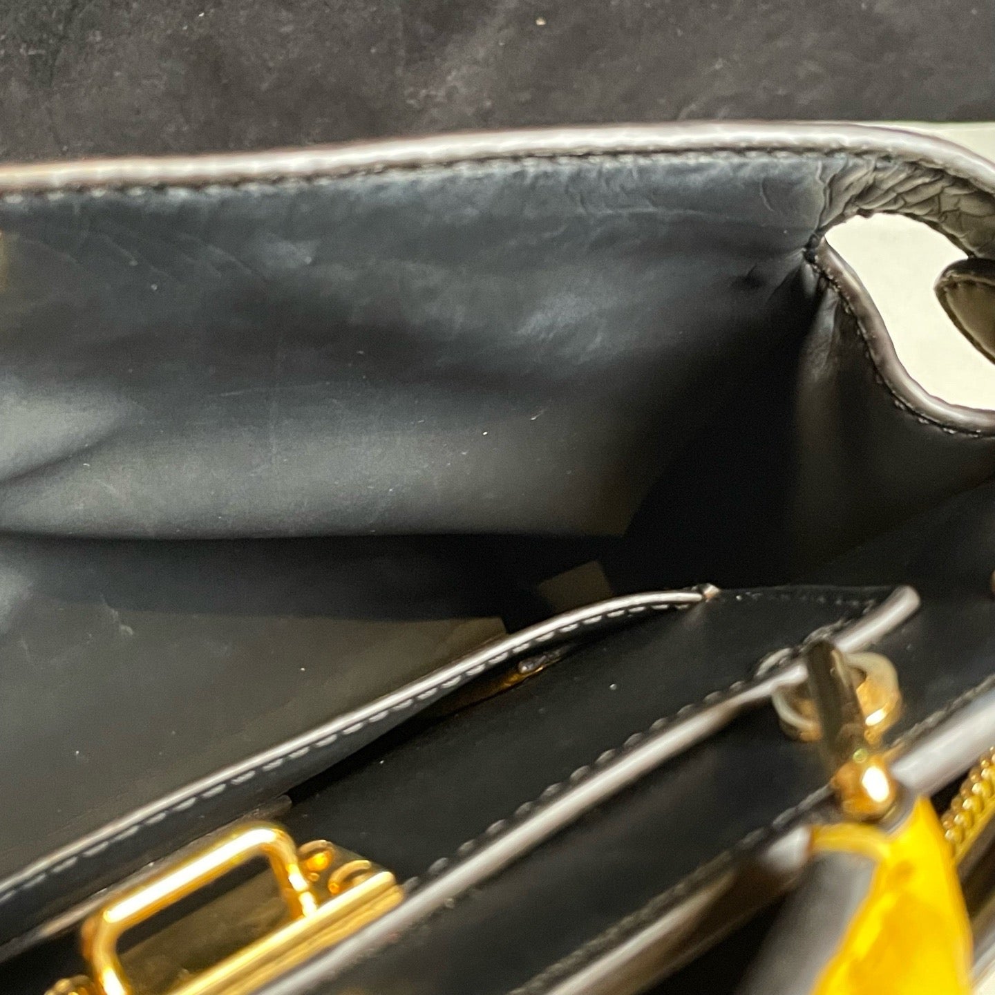 Fendi - Peekaboo - Leather - Yellow - (Medium)