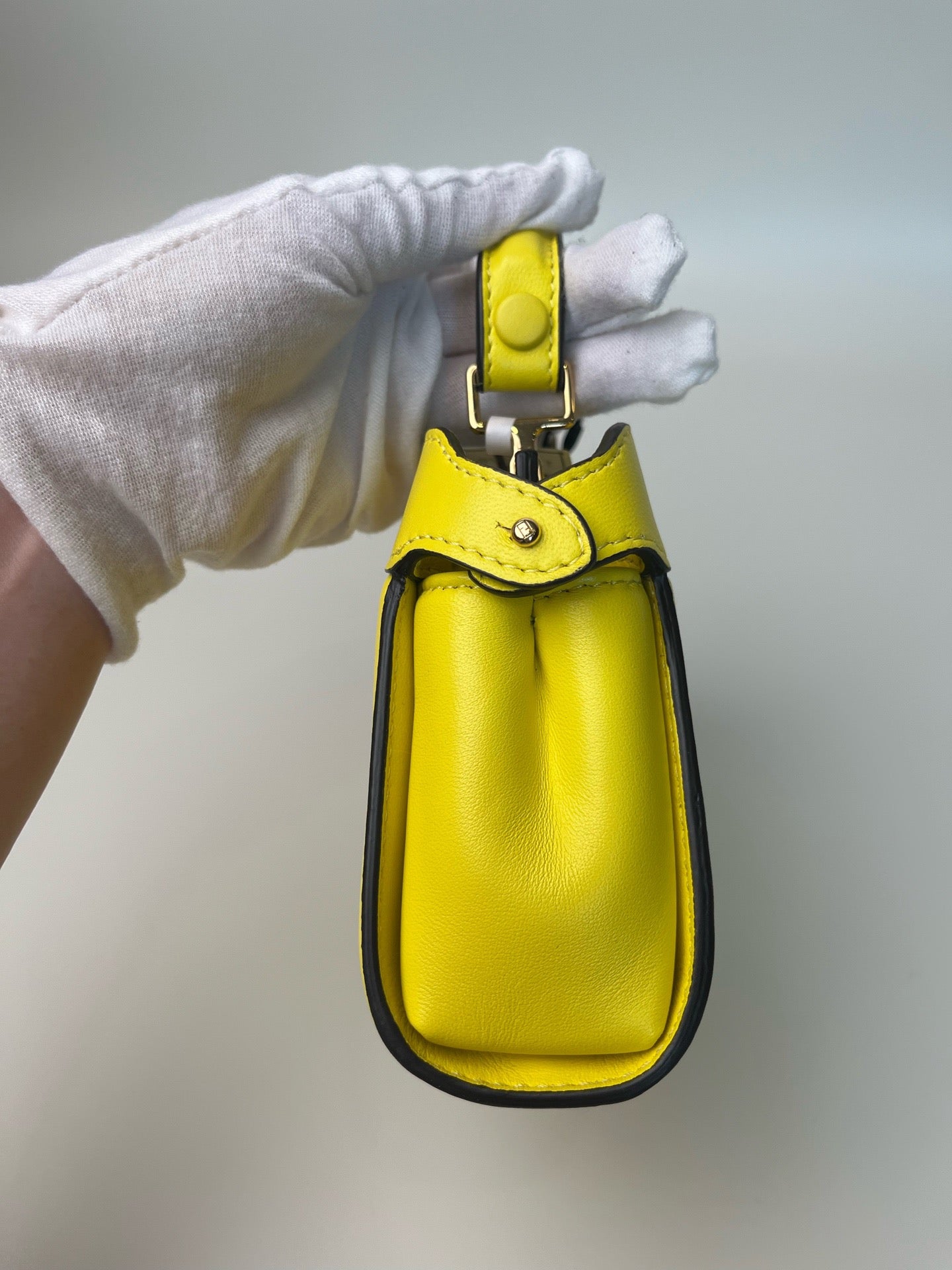 Fendi - Peekaboo - Leather - Yellow - (mini)