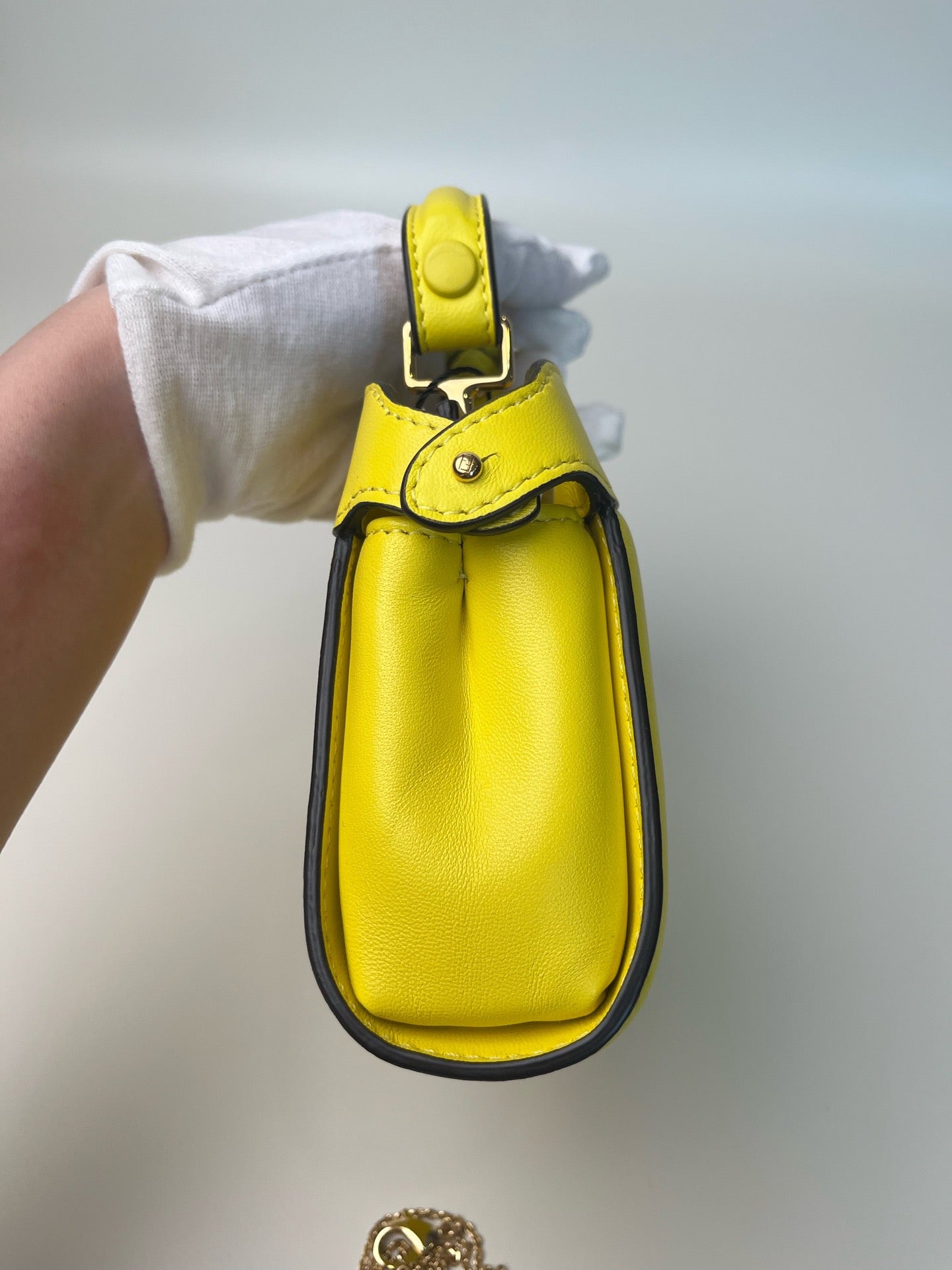 Fendi - Peekaboo - Leather - Yellow - (mini)