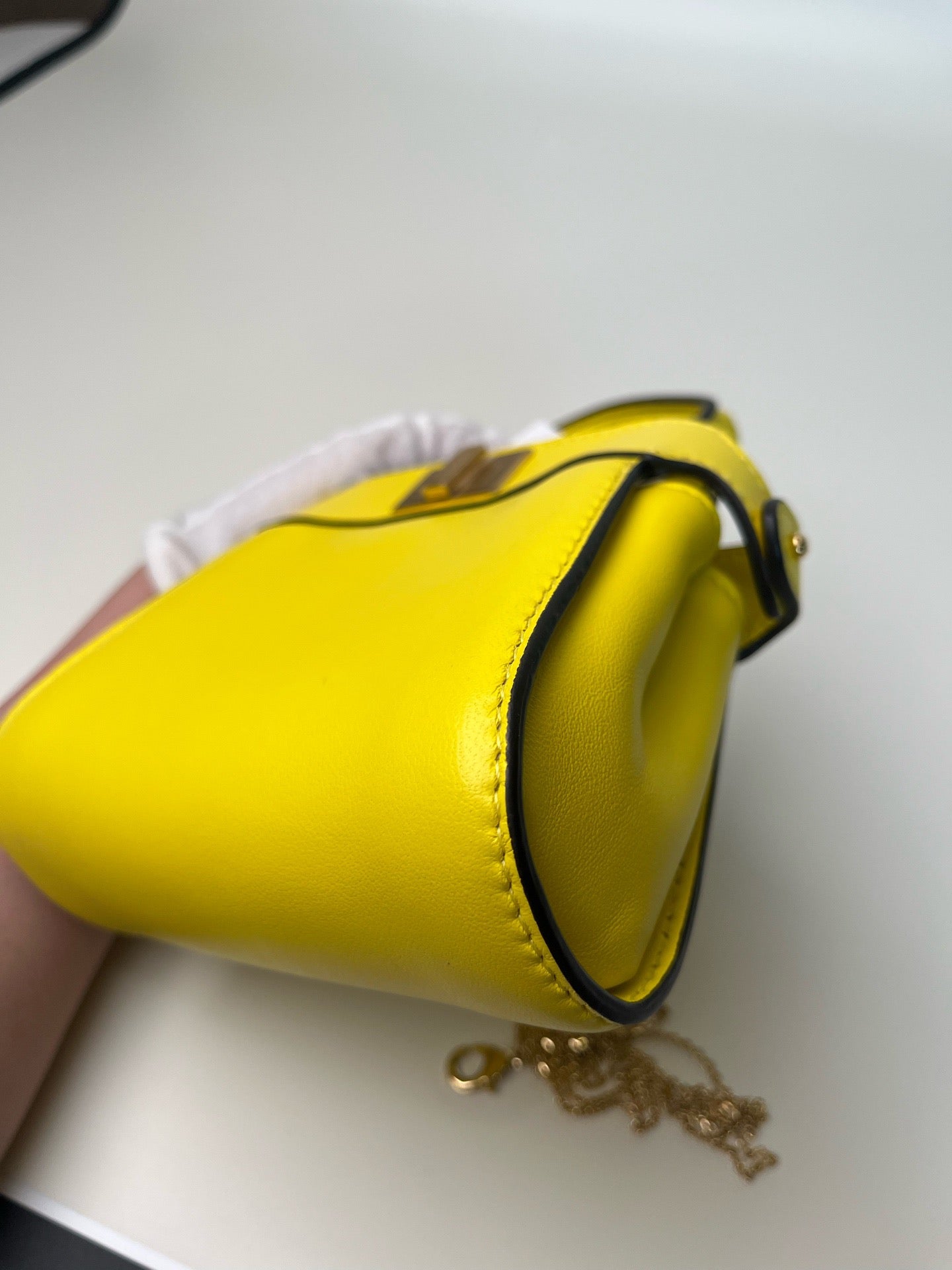 Fendi - Peekaboo - Leather - Yellow - (mini)