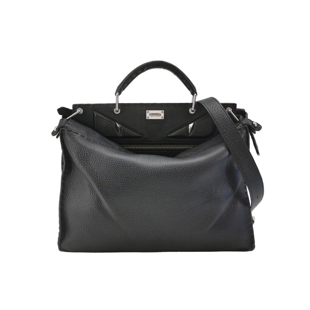 Fendi - Peekaboo Medium - Leather - Black - (medium)