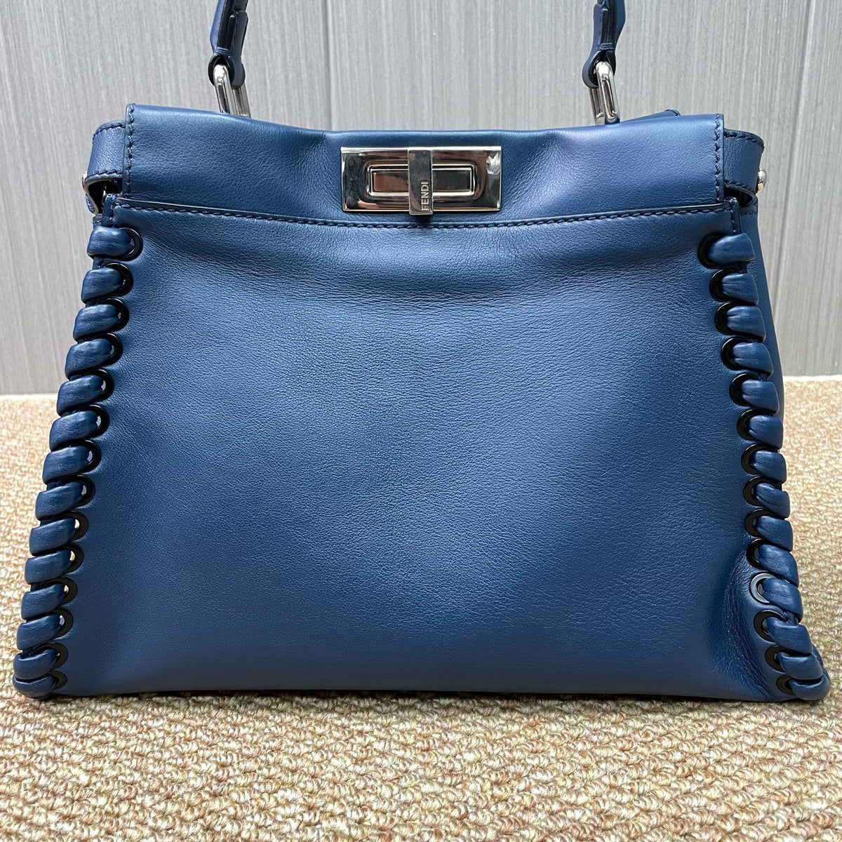 Fendi - Peekaboo Medium - Leather - Blue - (Medium)