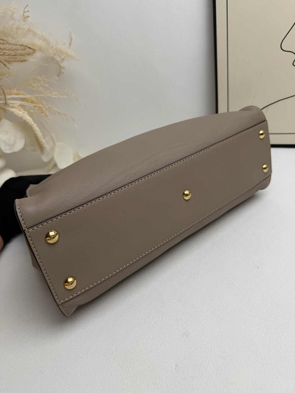 Fendi - Peekaboo Medium - Leather - Grey - (Medium)